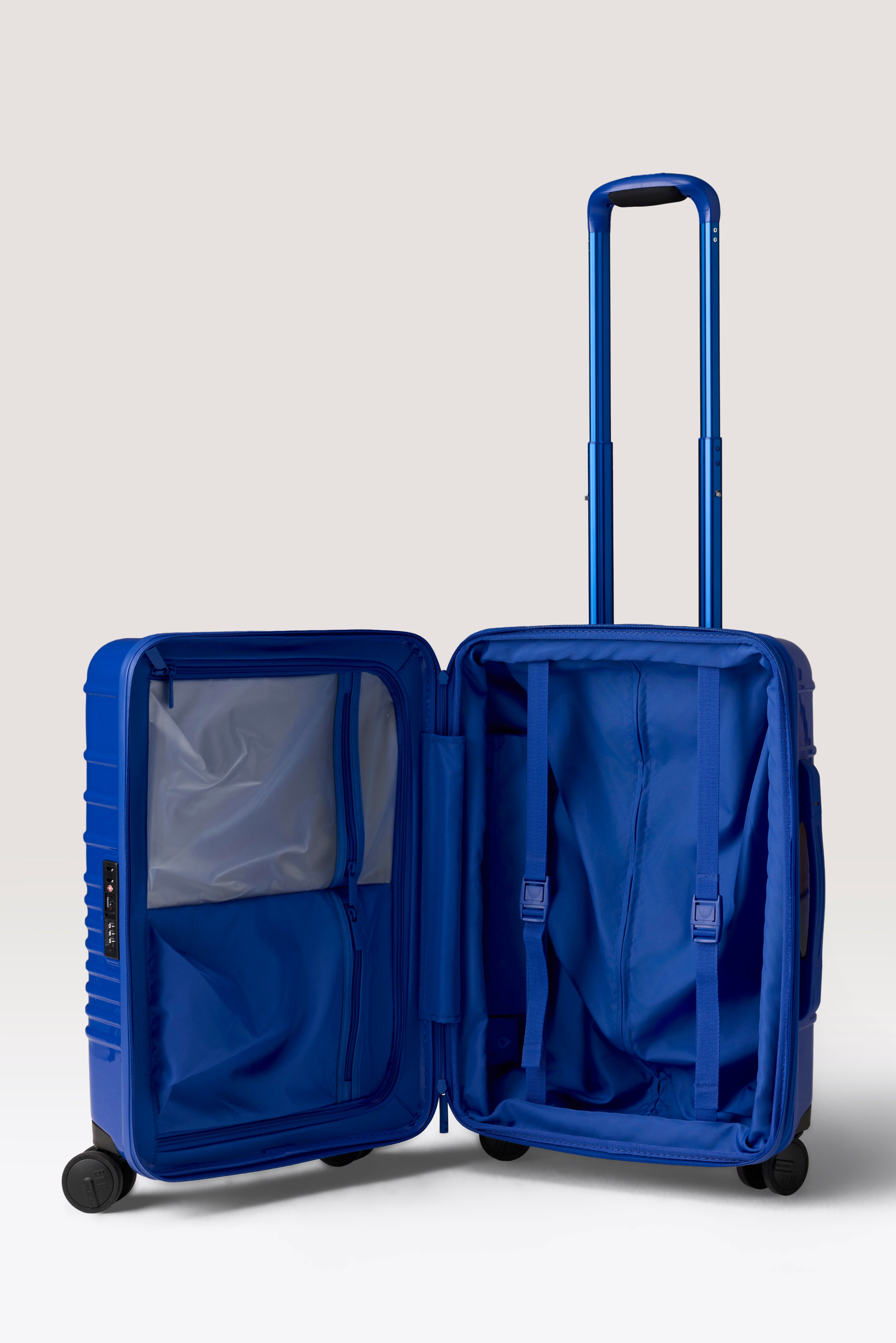 beis-carry-on-roller-valise-cabine-bleu-cobalt-brillant-extensible image 2