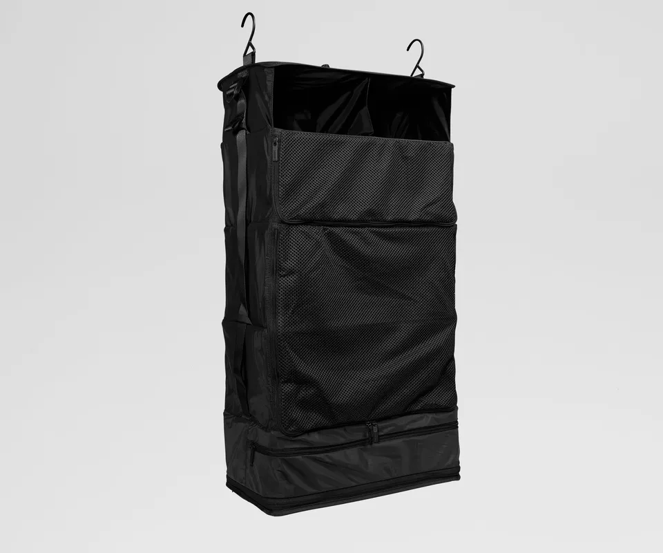 away-packaway-closet-organiseur-valise-soute-noir image 1