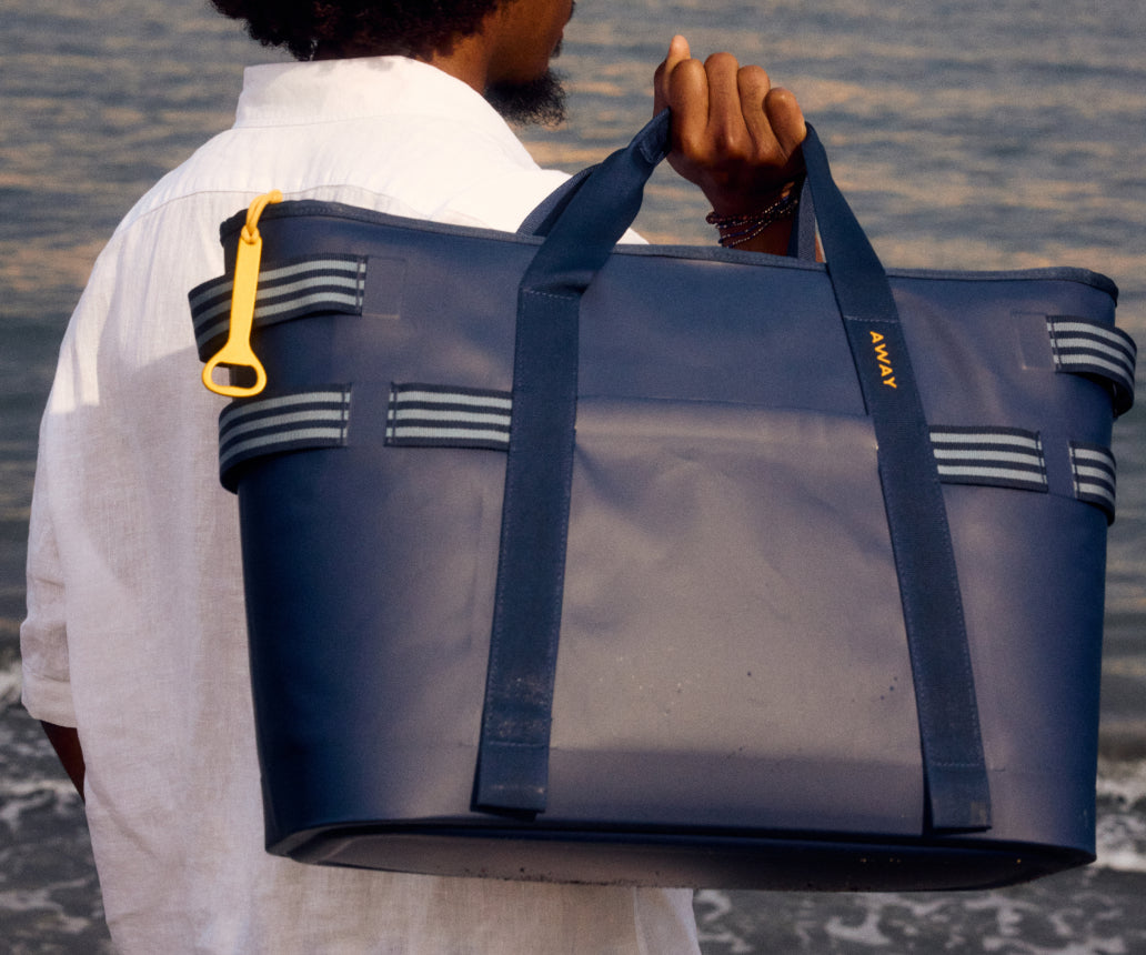 away-cooler-tote-sac-isotherme-9h-bleu-navy-blue image 5