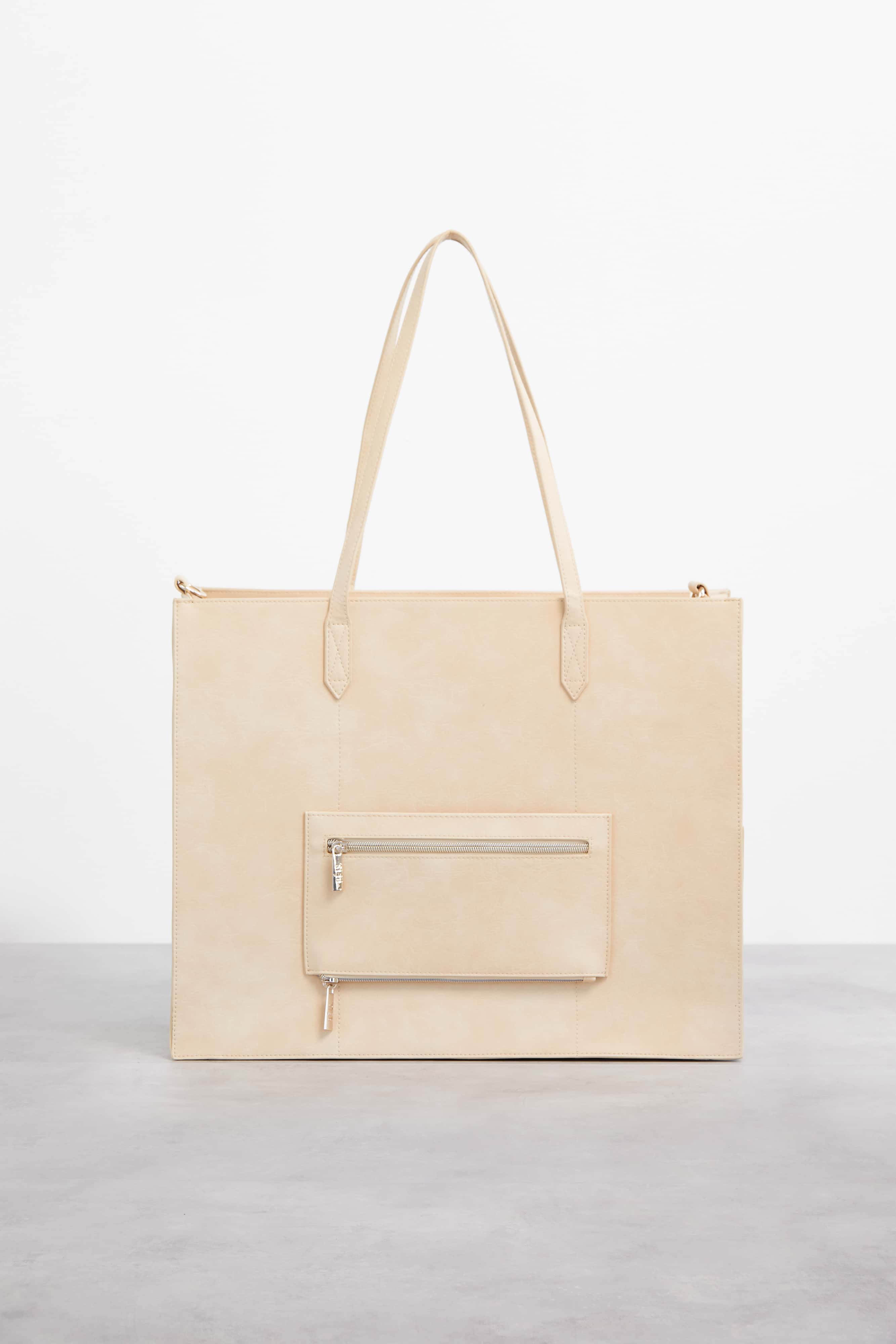 beis-large-work-tote-sac-tote-beige-ordinateur-portable-2 image 4