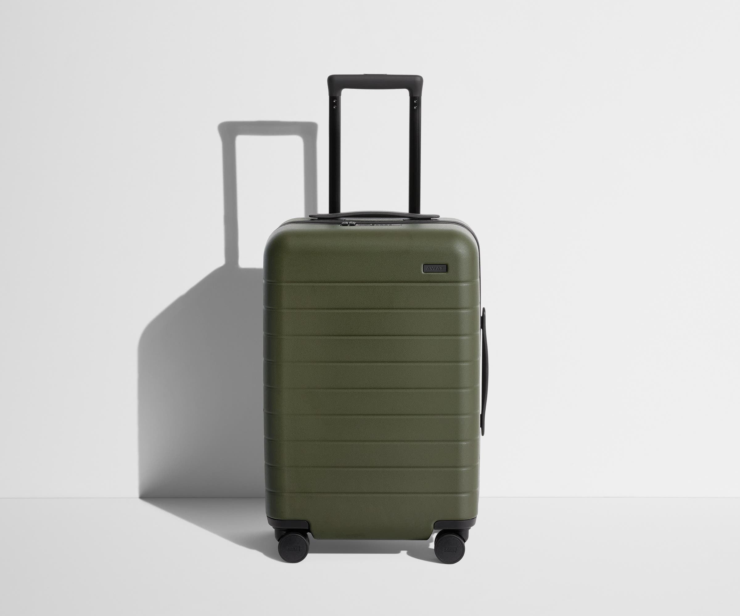 away-carry-on-valise-cabine-vert-olive-rigide image 1