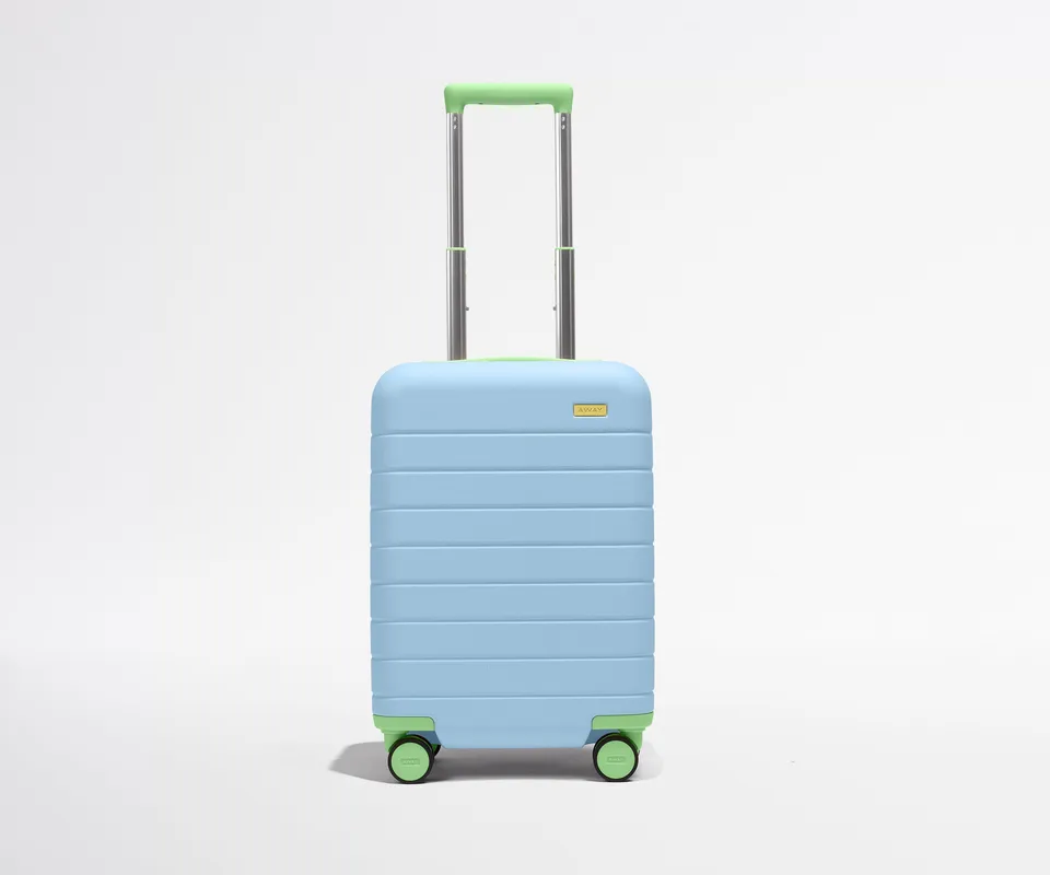 away-kids-carry-on-valise-cabine-enfant-bleu-dragonfly-rigide image 1