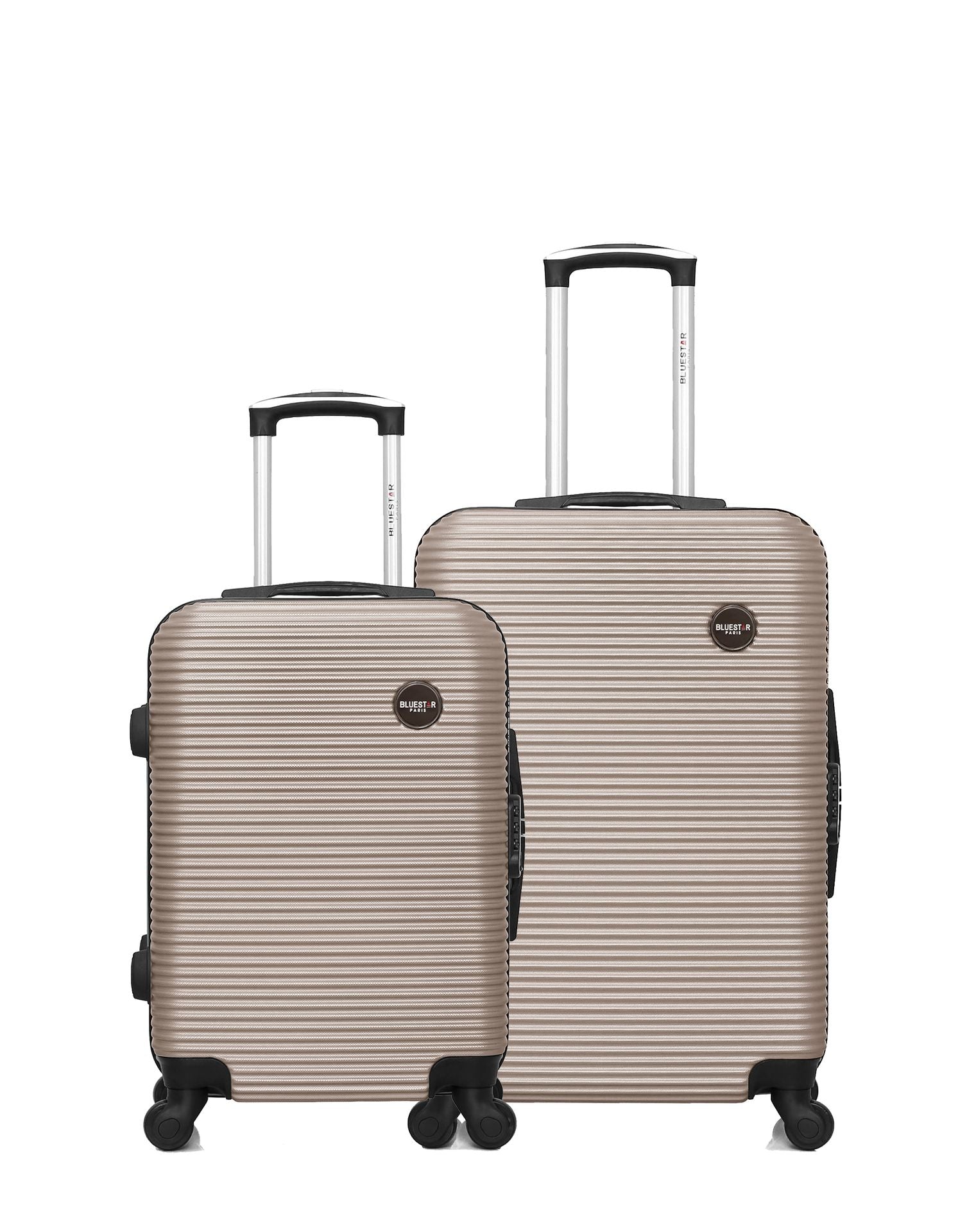 bluestar-london-set-2-valises-beige-week-end-cabine image 5