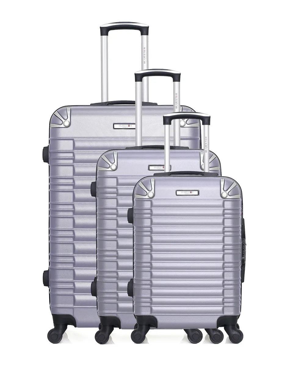 bluestar-paris-lima-set-3-valises-rigides-rose-dor image 1