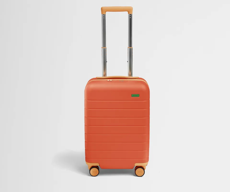 away-kids-carry-on-valise-enfant-orange-poppy-rigide image 1