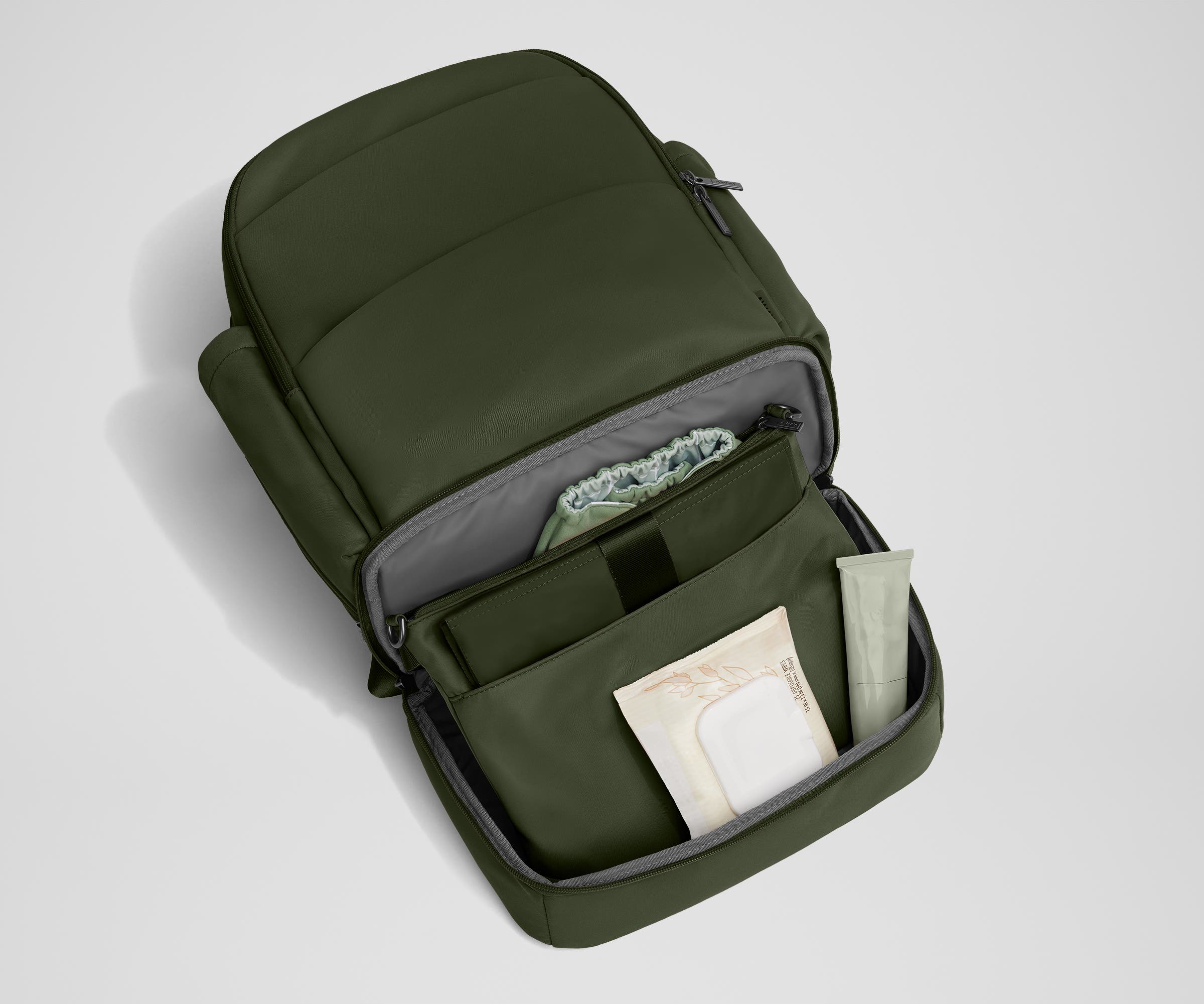away-double-diaper-backpack-sac-dos-langer-vert-olive-green image 6