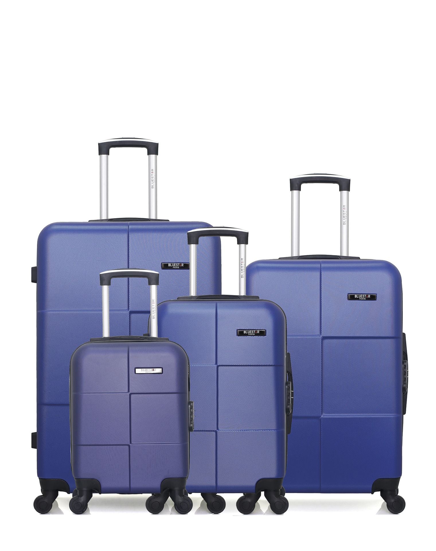 bluestar-miami-lot-4-valises-rigides-rose-dor-cabine image 7