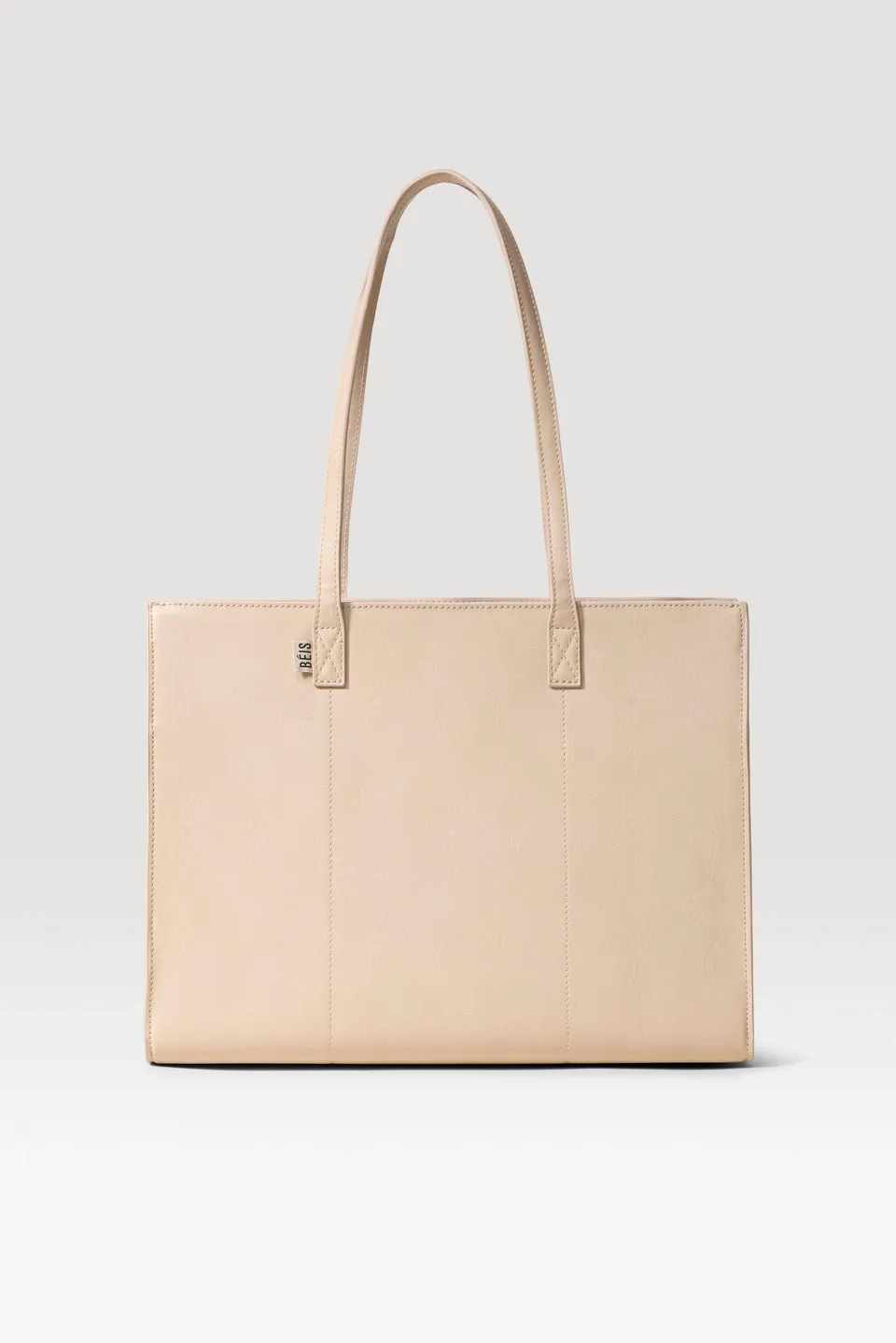 beis-work-tote-sac-cabas-beige-ordinateur-portable image 1
