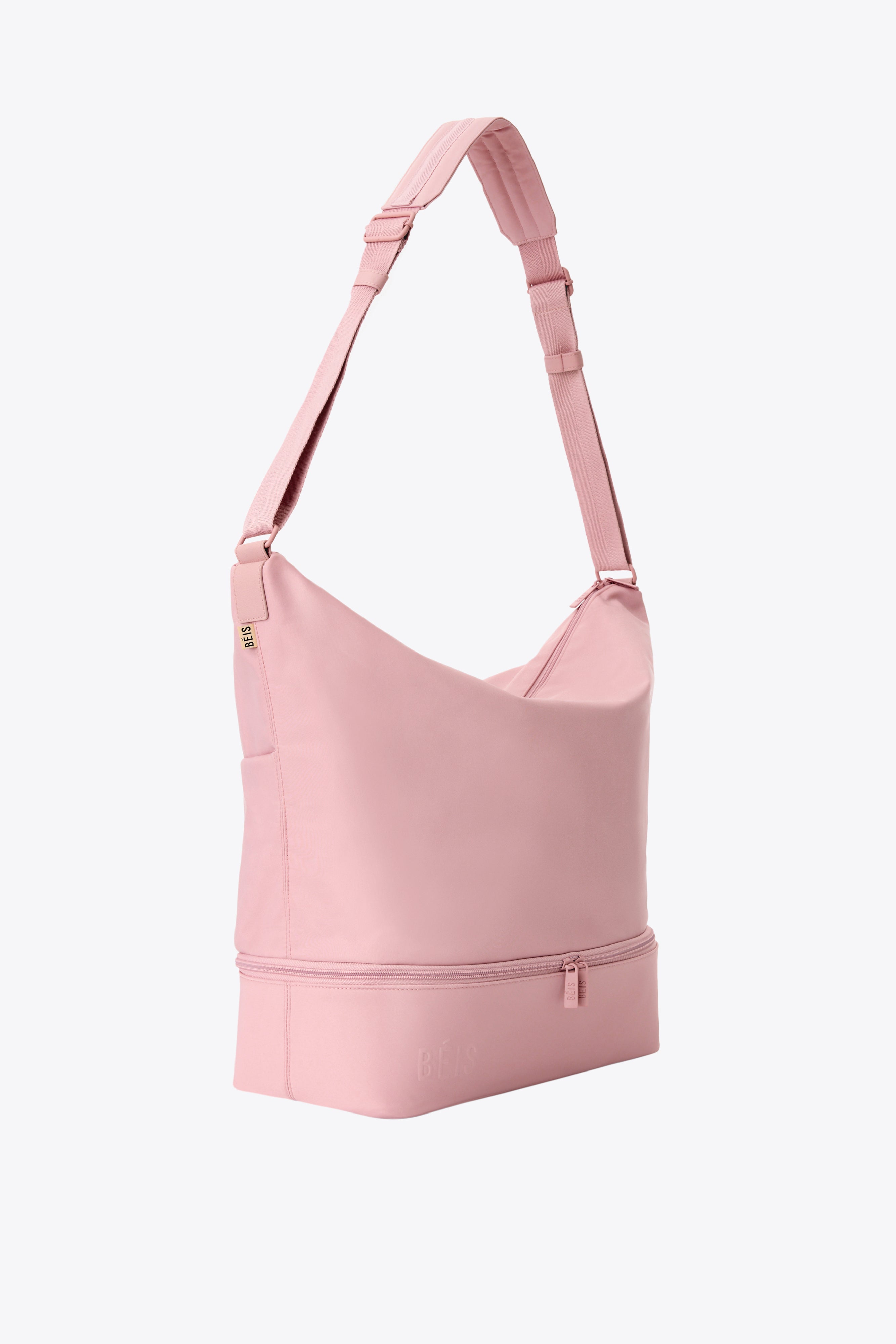 beis-crescent-weekender-sac-week-end-rose-ordinateur image 2