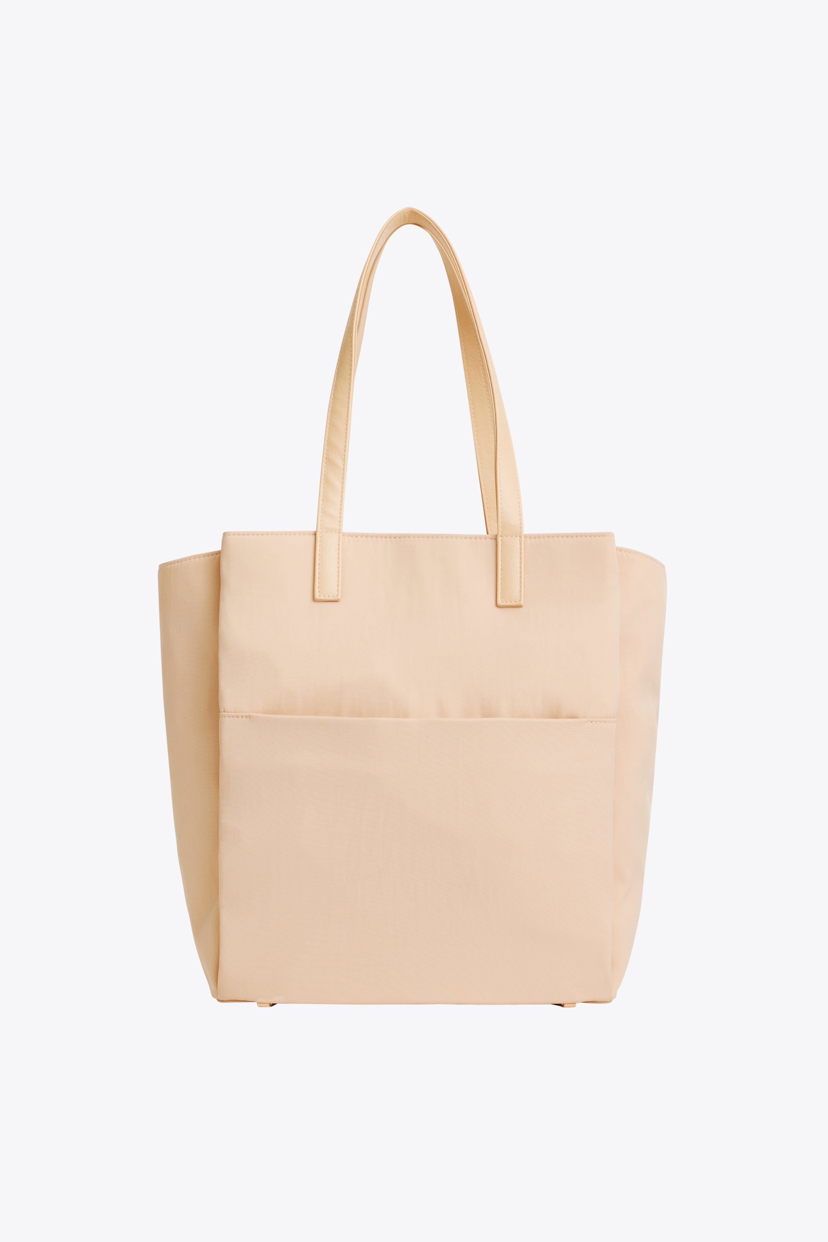 beis-commuter-tote-cabas-beige-nylon-13-pouces image 4