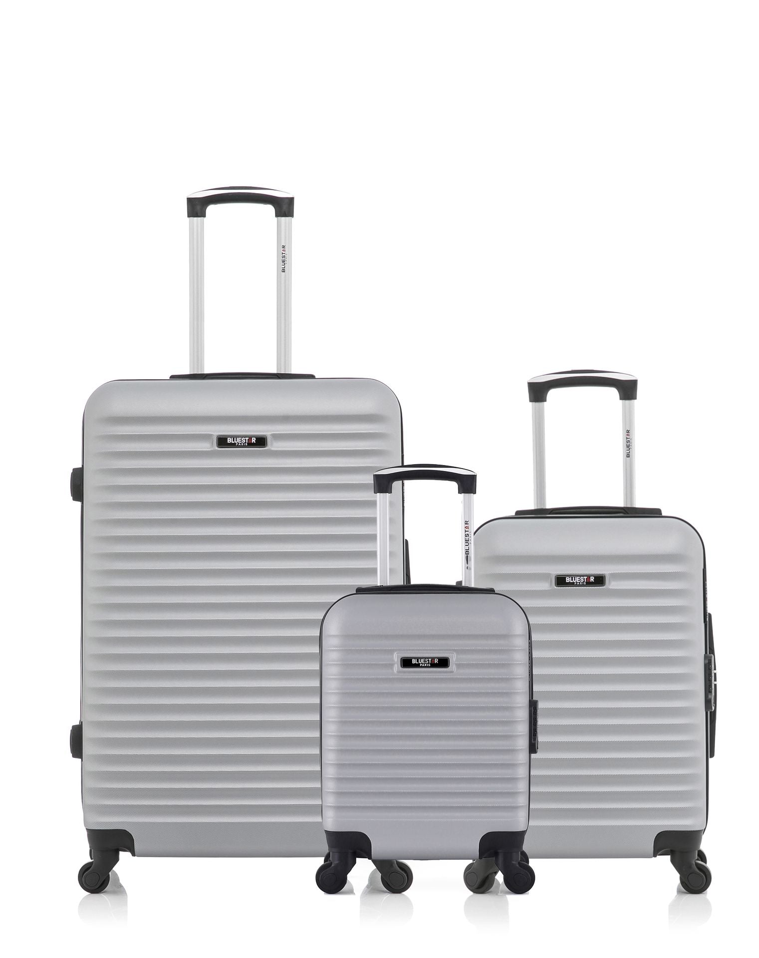 bluestar-brazilia-lot-3-valises-rigides-gris-fonc-grand-cabine image 1