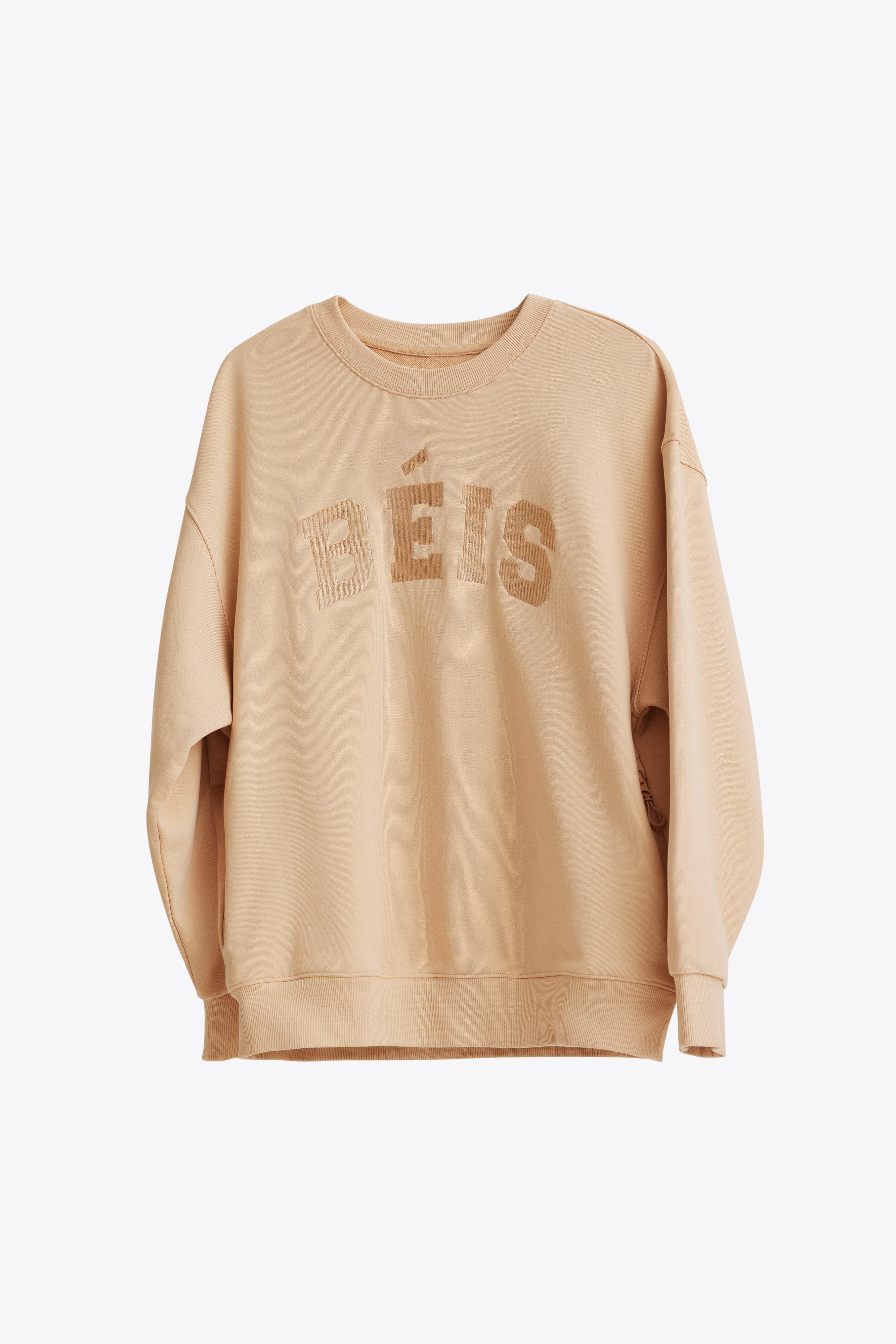 beis-the-sweatshirt-sweat-beige-taille-m-poches-zipp-es image 1