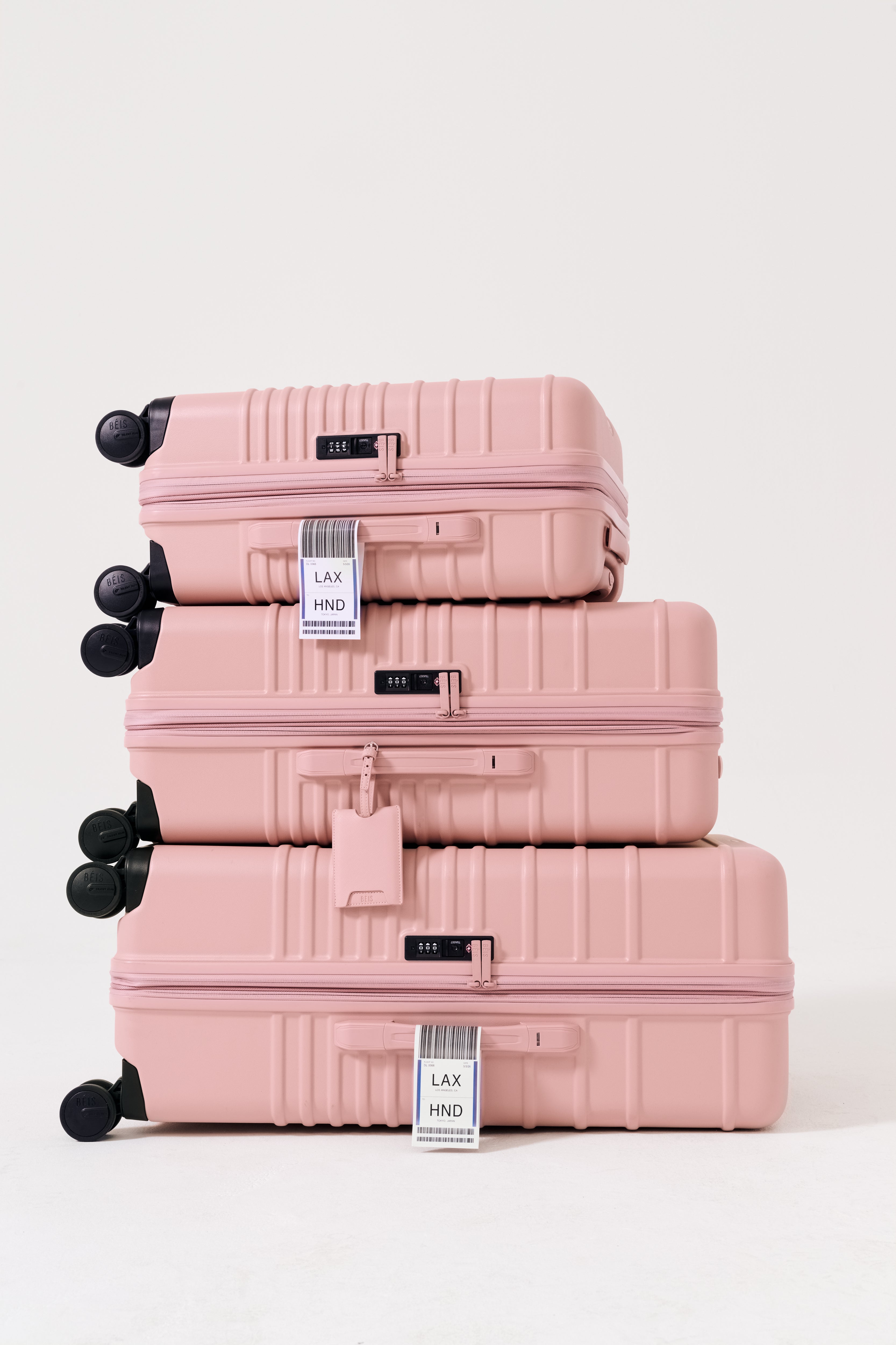 beis-check-in-large-roller-valise-soute-rose-atlas-rigide image 5