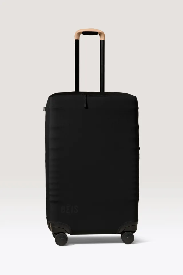 beis-the-medium-check-in-luggage-cover-housse-noire image 1