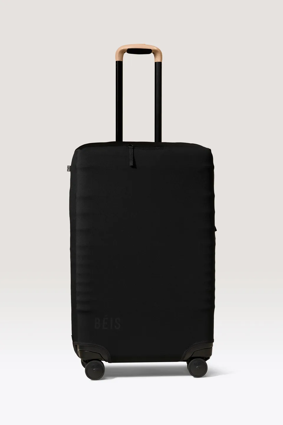 beis-the-medium-check-in-luggage-cover-housse-noire image 1