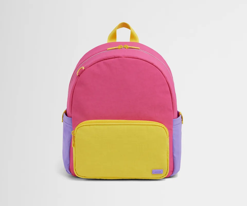 away-kids-backpack-sac-dos-enfant-cotton-candy-pink-nylon image 1