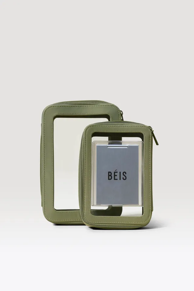 beis-in-flight-trousse-toilette-olive-miroir-avion image 1