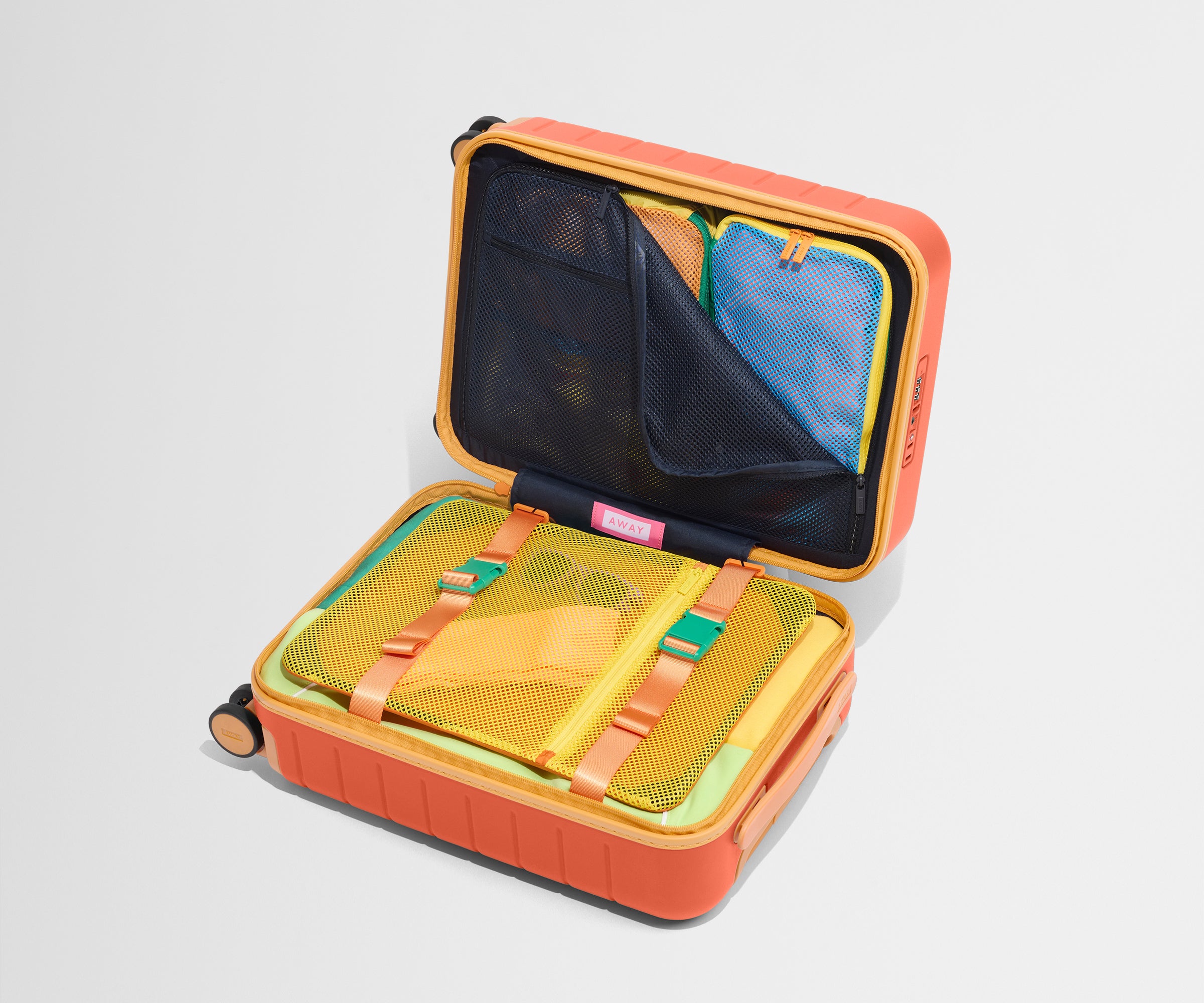 away-kids-carry-on-valise-enfant-orange-poppy-rigide image 4