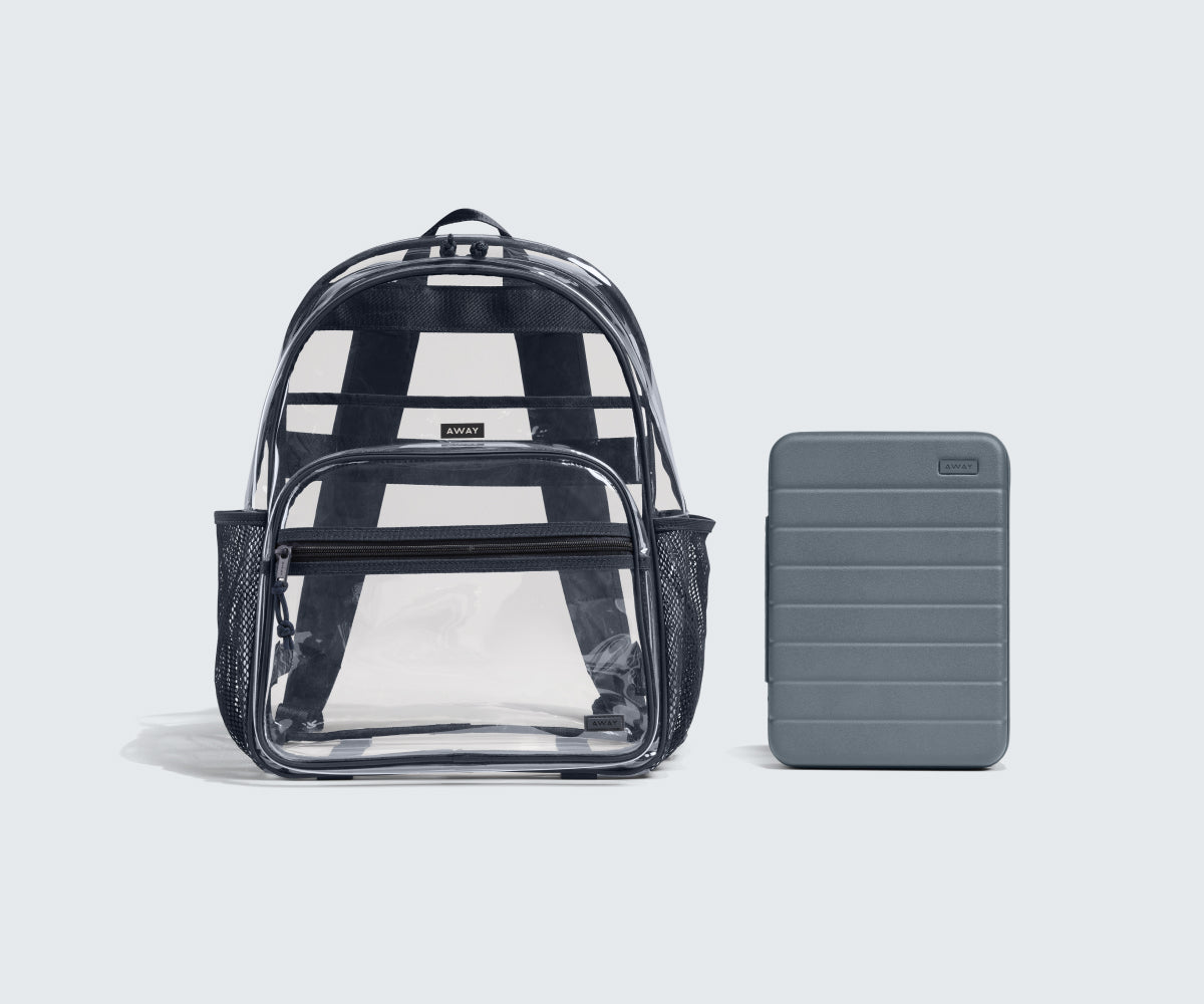 away-clear-solution-bundle-lot-bagages-transparent-cole image 1