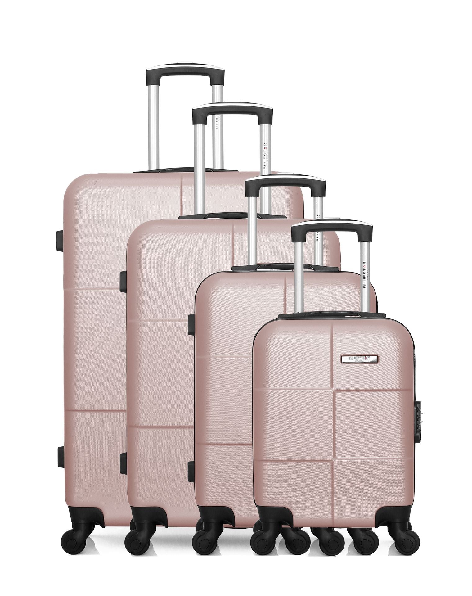 bluestar-paris-miami-m-set-4-valises-rigides-noir-abs image 1