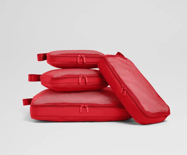 away-compression-packing-cubes-organisateur-cherry-red image 1