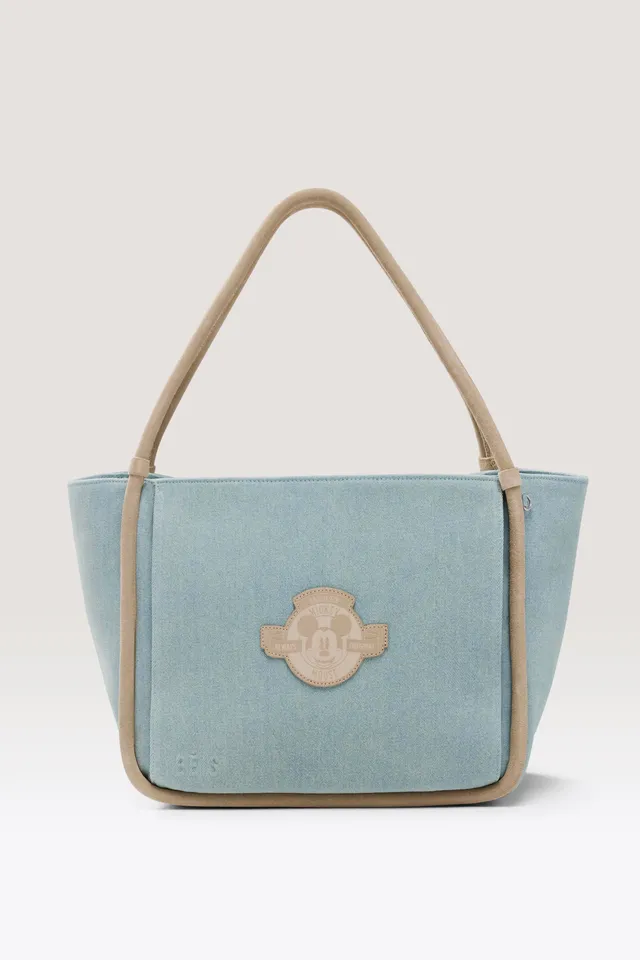 b-is-disney-tote-sac-tote-blue-jeans-mickey image 1