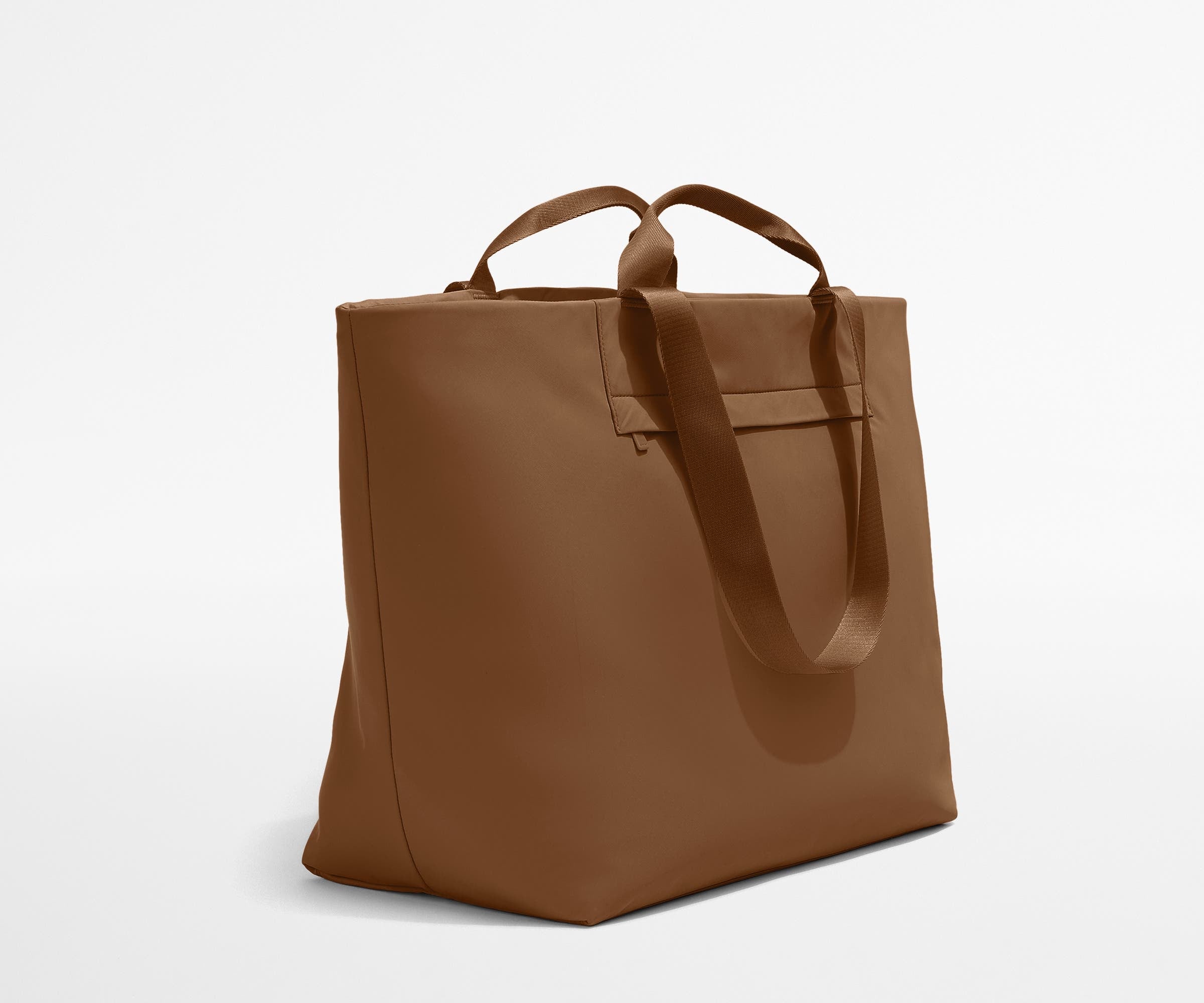 away-featherlight-tote-sac-cabas-marron-amaro image 3