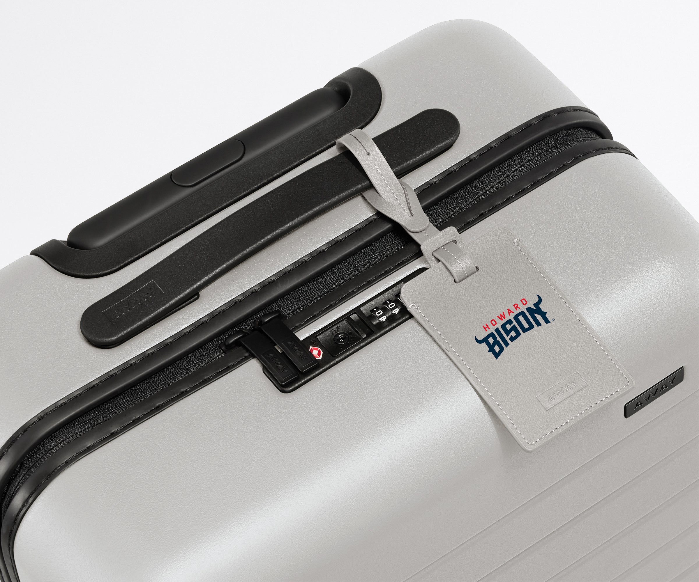 away-collegiate-tiquette-bagage-cuir-howard-university image 2
