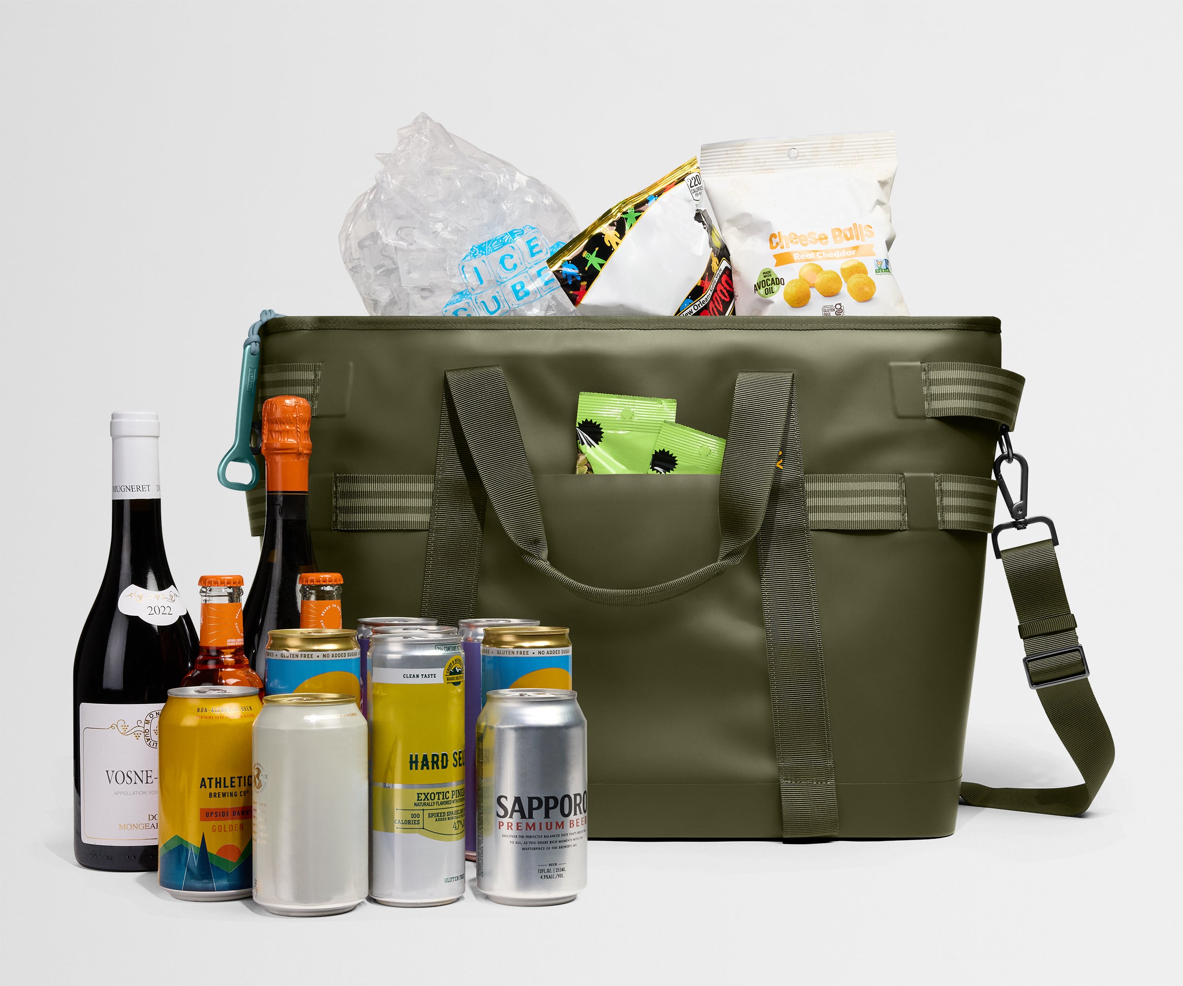 away-cooler-tote-sac-isotherme-vert-olive-9h-froid image 4