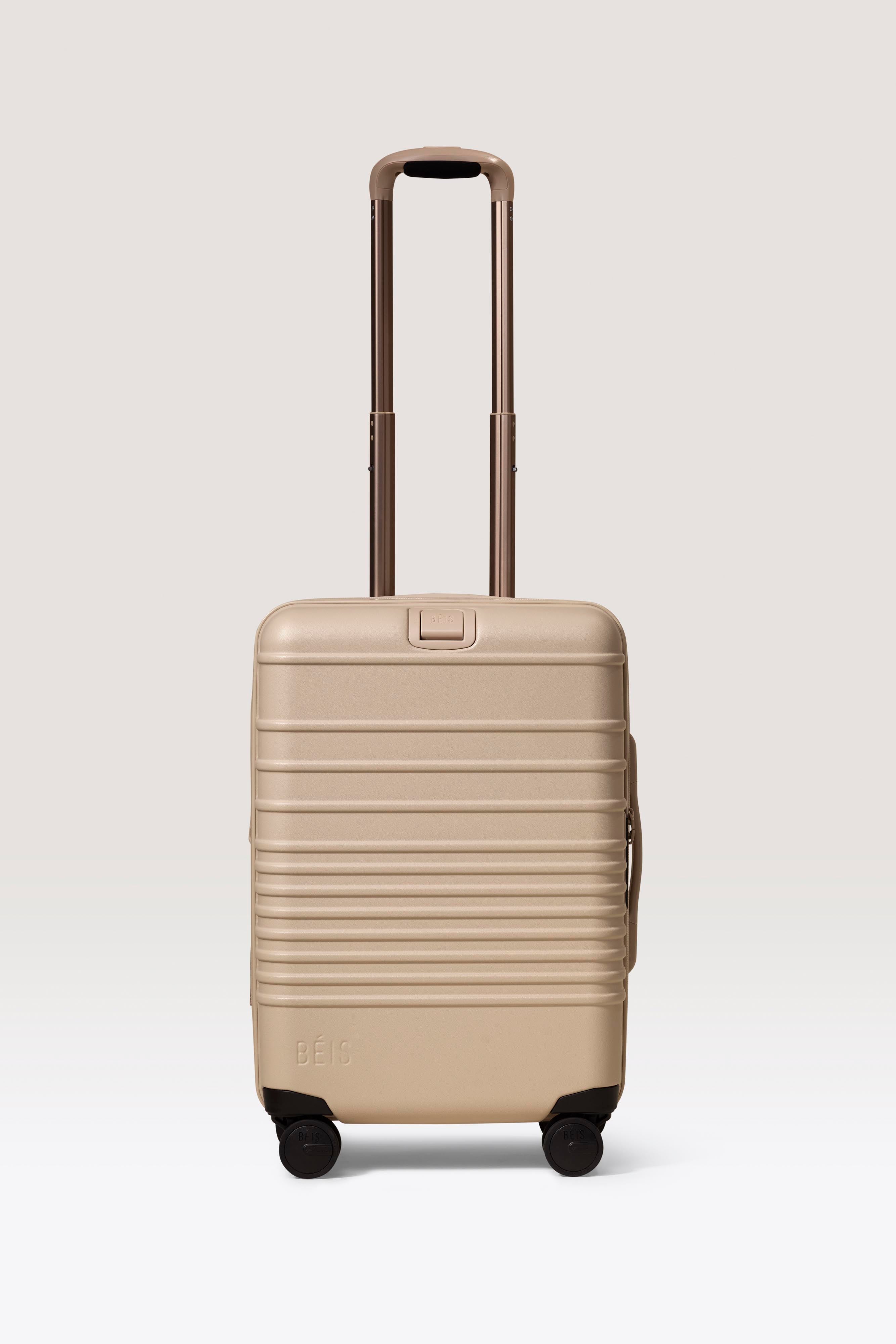 beis-carry-on-roller-valise-cabine-beige-rigide-extensible image 1