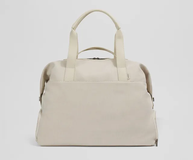 away-transit-weekender-sac-week-end-tan-toile-ordinateur image 1