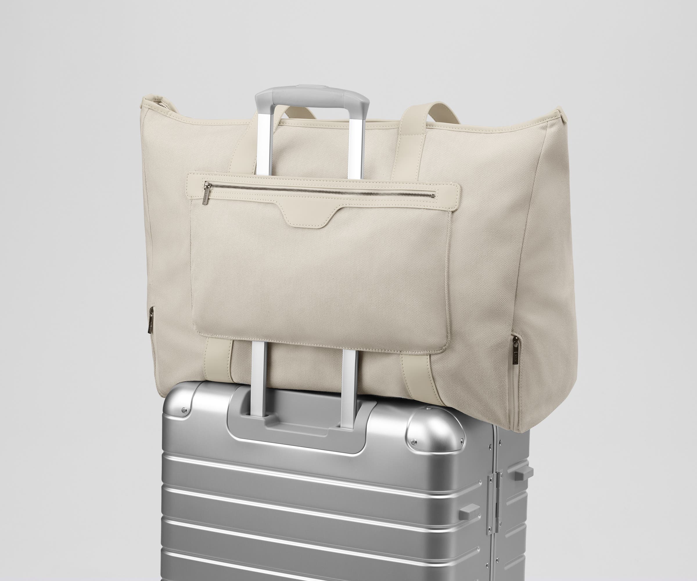 away-transit-canvas-tote-sac-tote-tan-16-pouces-porte-chaussures image 7