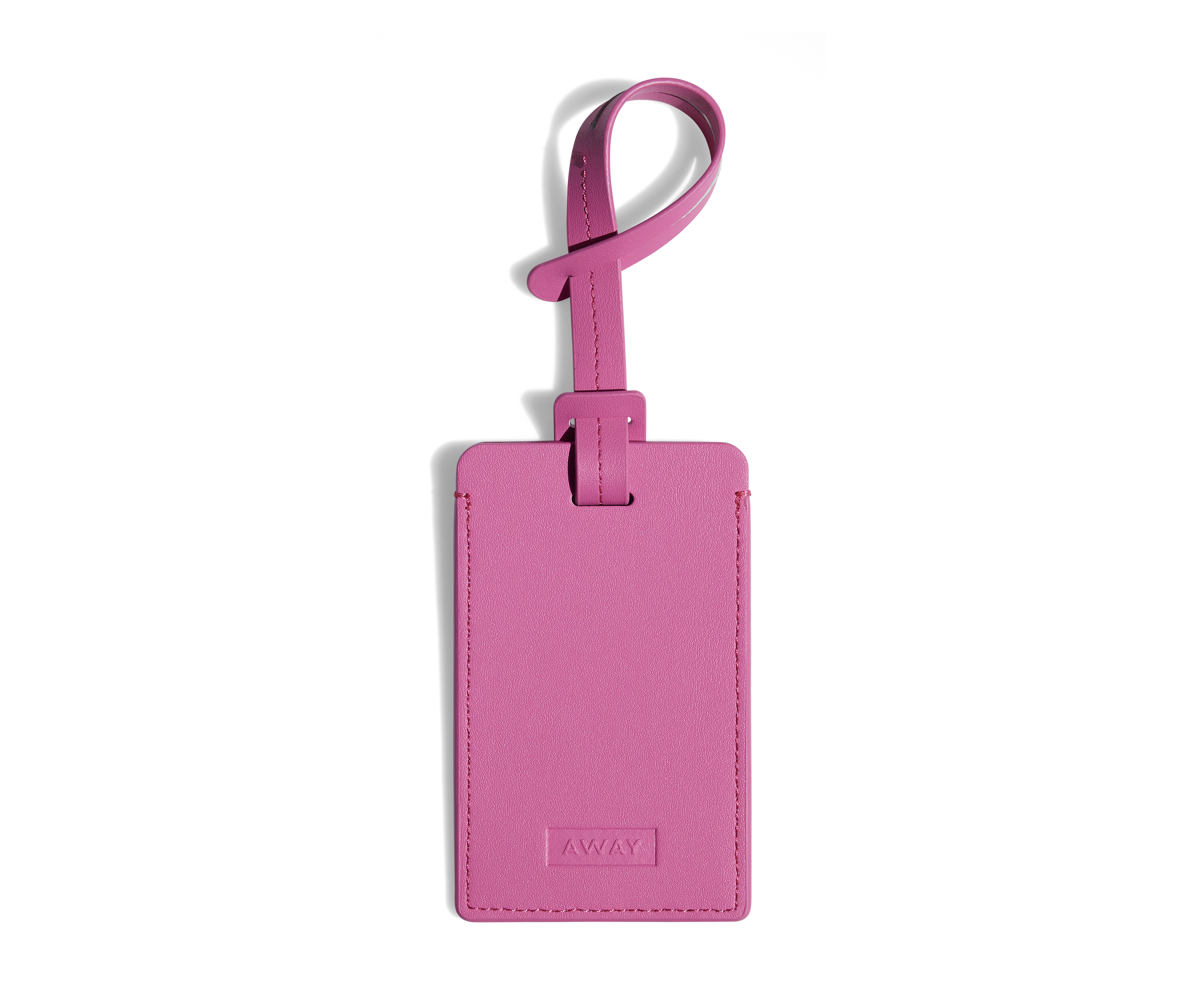 away-luggage-tag-tiquette-bagage-island-pink-rose image 1
