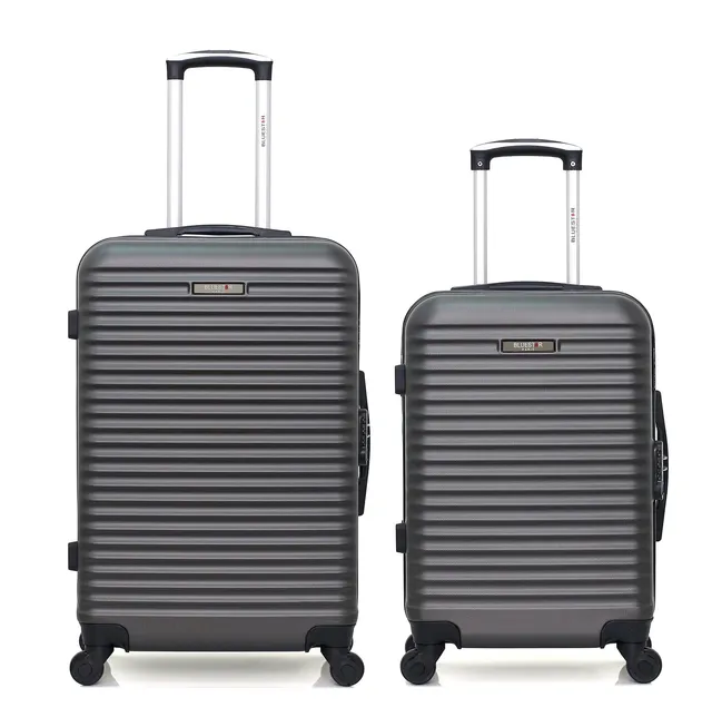bluestar-brazilia-lot-2-valises-cabine-weekend-gris-fonc-abs image 1
