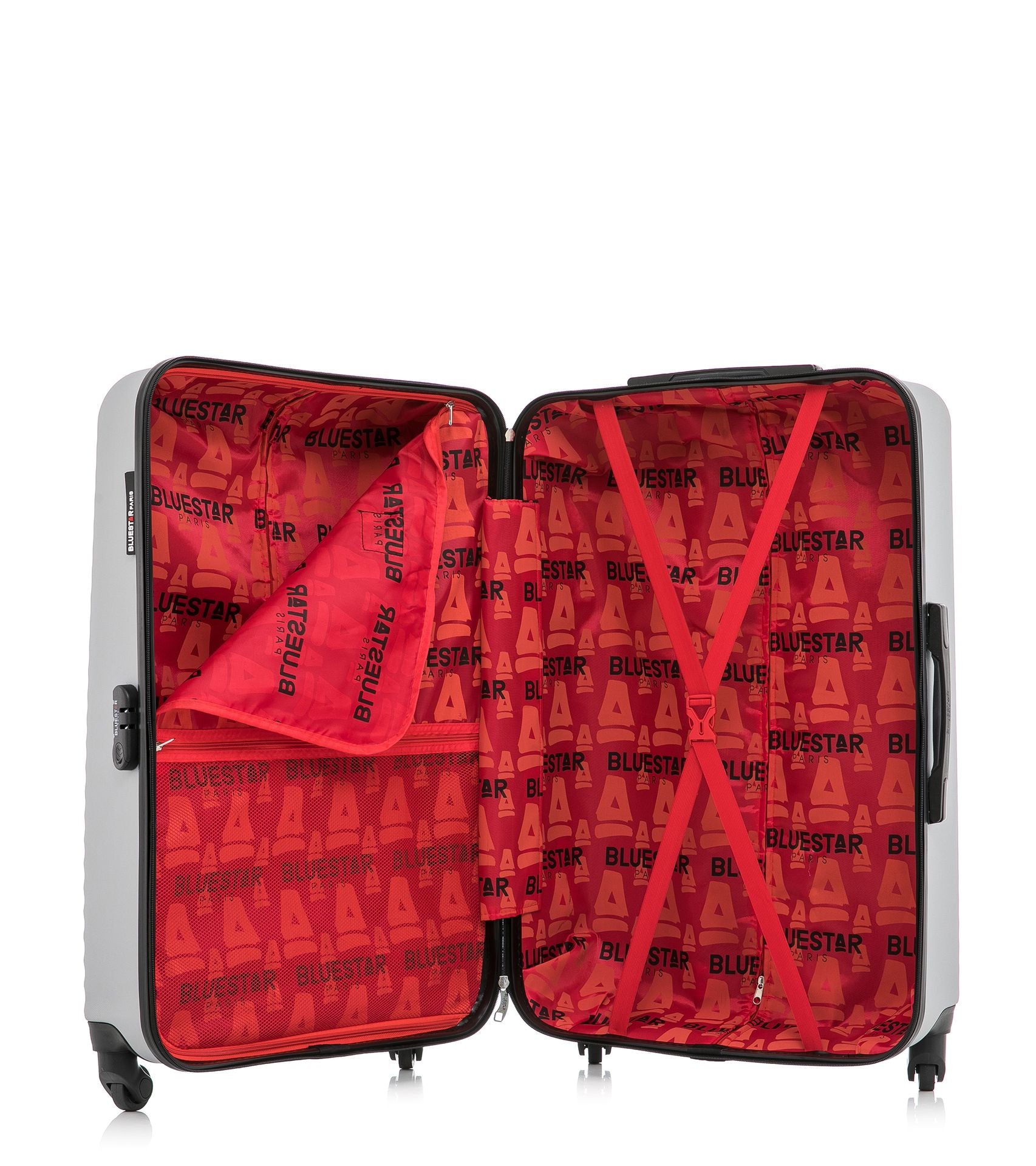 bluestar-brazilia-lot-3-valises-rigides-gris-fonc-grand-cabine image 6