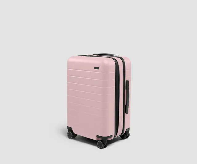 away-carry-on-flex-3-valise-cabine-rose-blush-extensible image 1