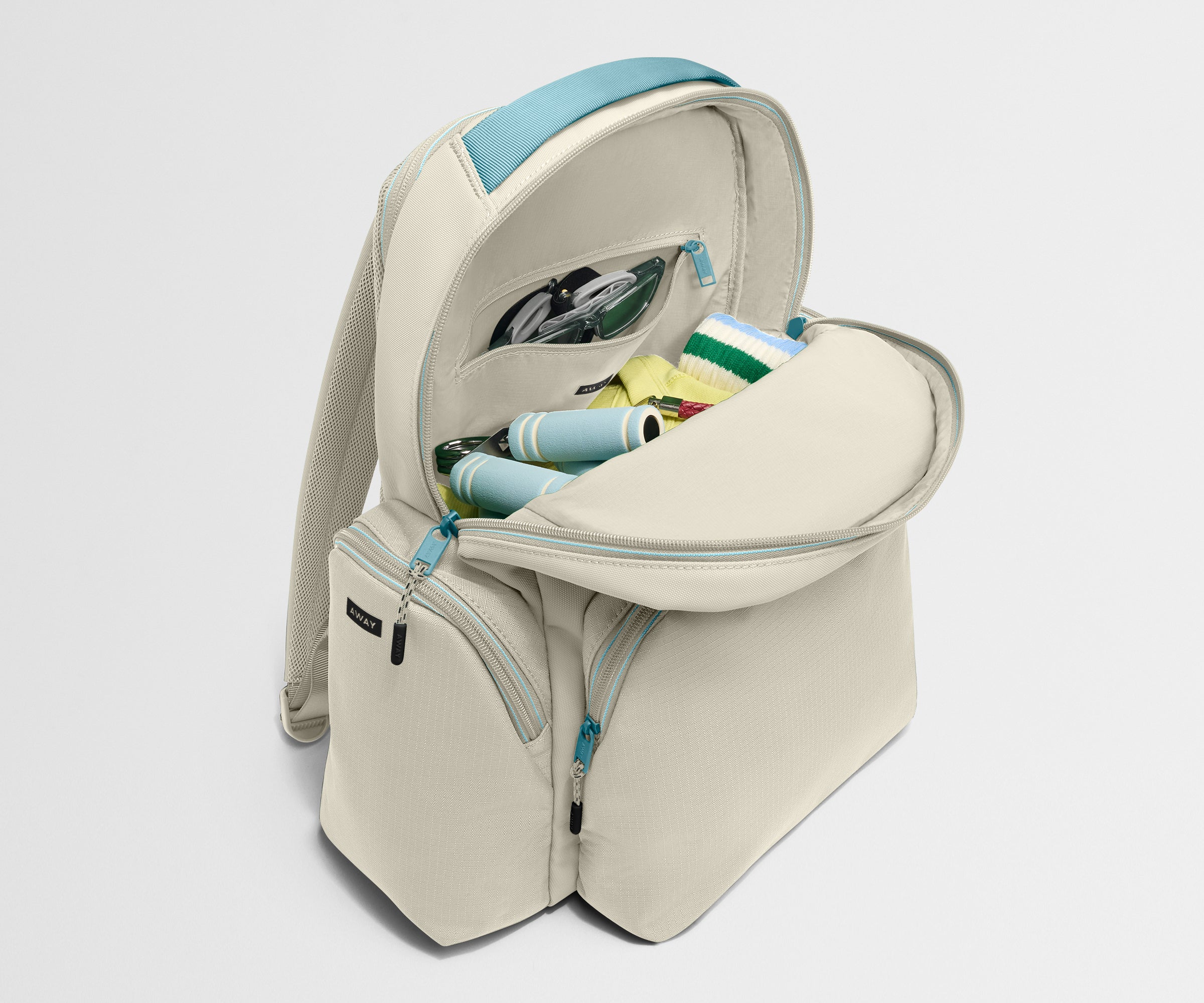 away-sport-backpack-sac-dos-blanc-sel-16-pouces image 3