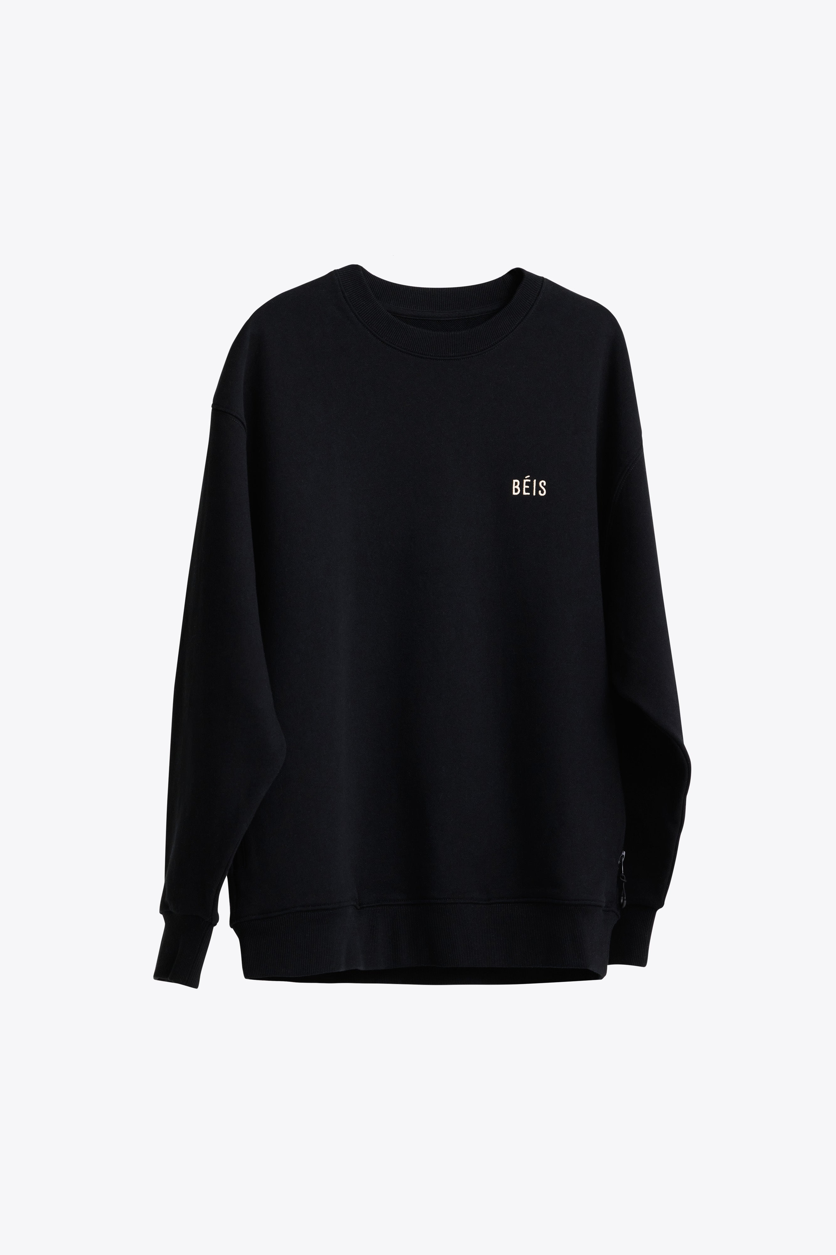 beis-the-sweatshirt-sweat-noir-taille-m-poches-zipp-es image 1