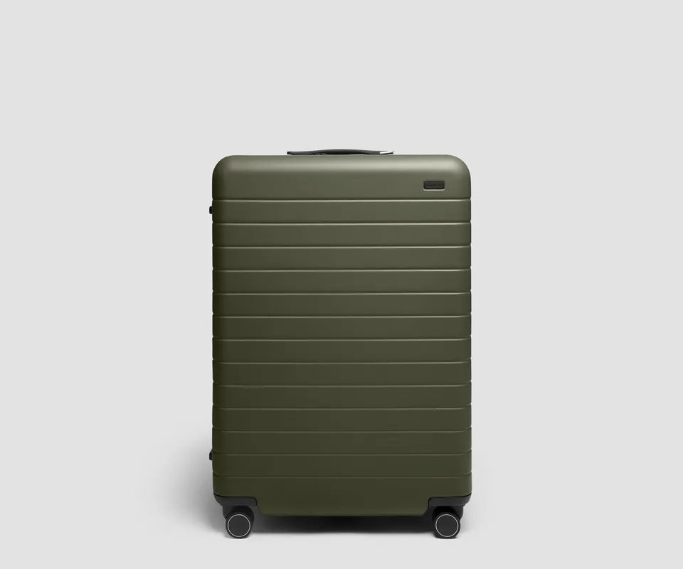 away-large-3-grande-valise-soute-olive-green-rigide image 1
