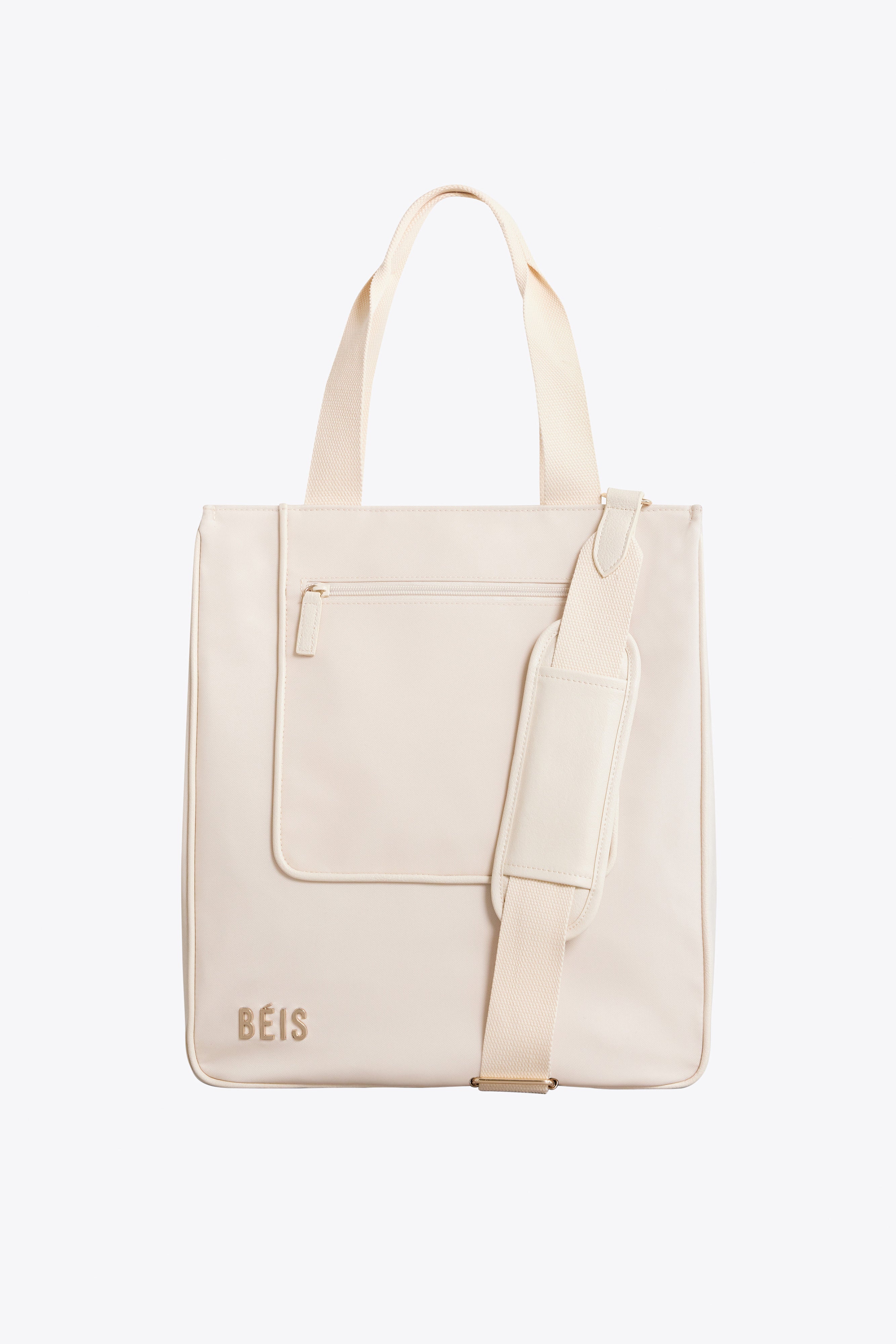 beis-north-to-south-tote-bag-beige-ordinateur image 1