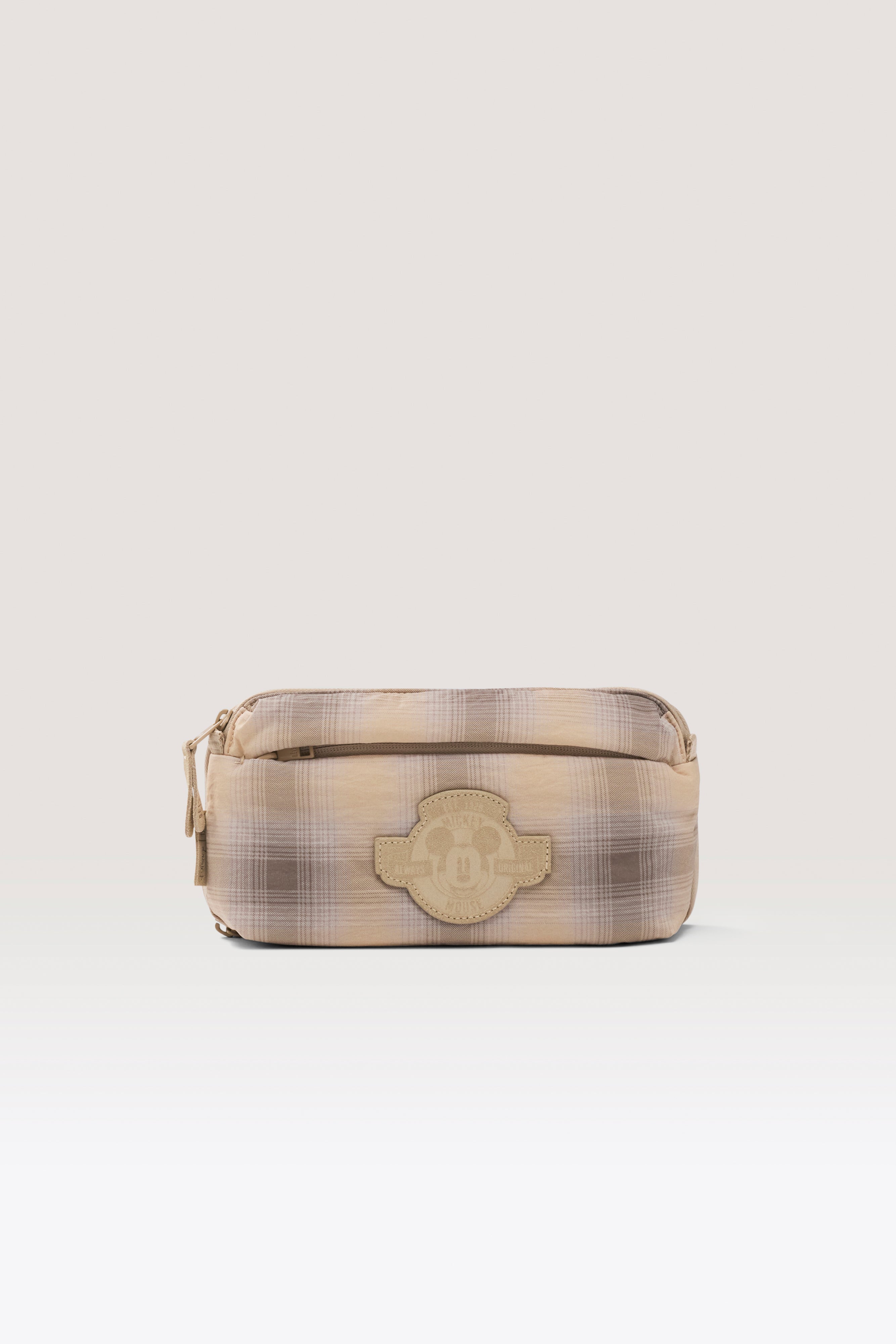 beis-disney-compactible-sac-dos-convertible-plaid-beige image 2