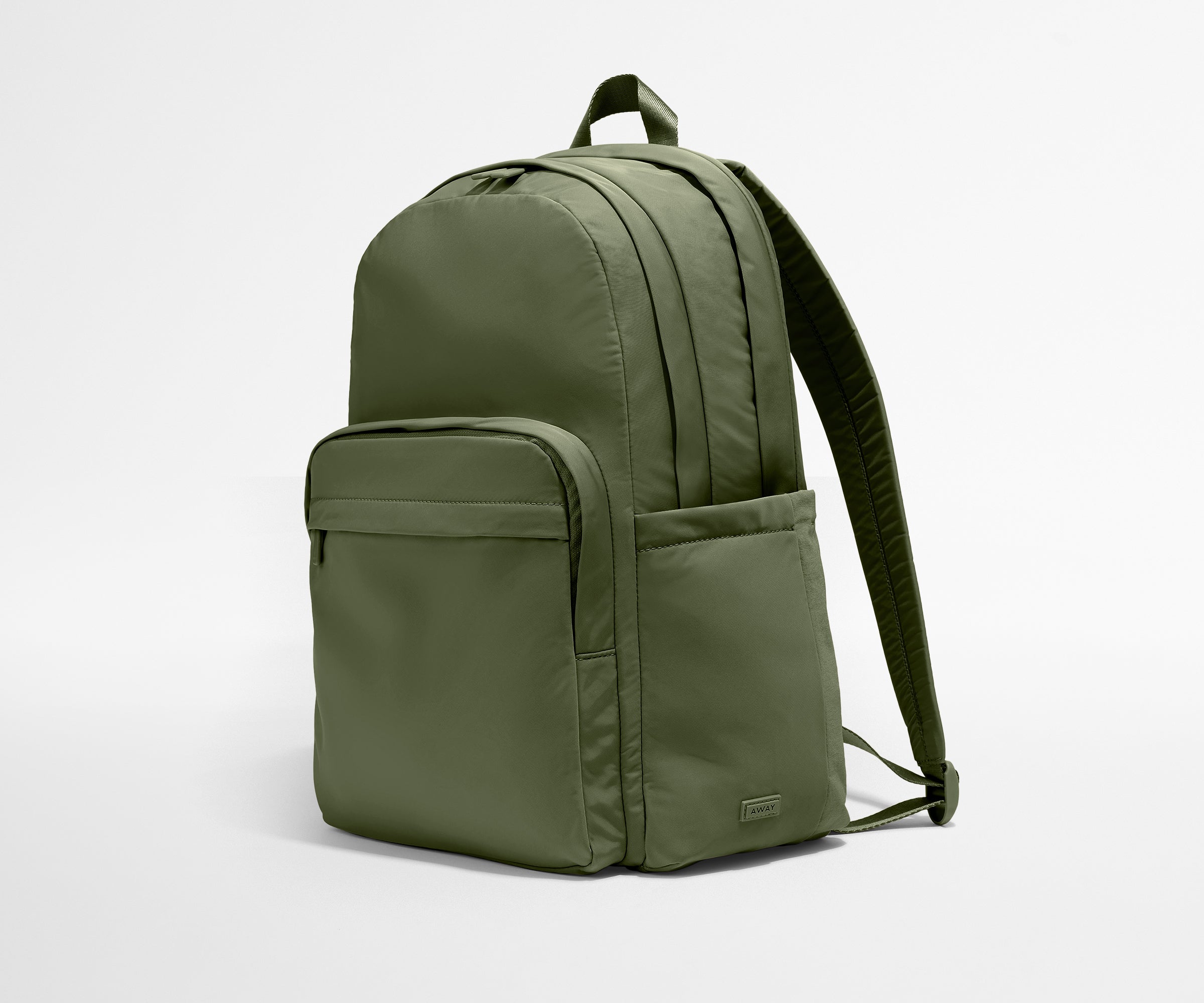 away-featherlight-large-sac-dos-olive-green-ordinateur image 2