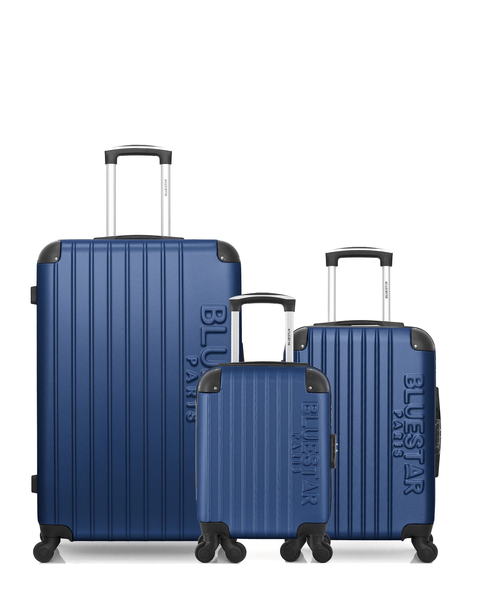 bluestar-bucarest-lot-3-valises-rigides-vert-fonc image 1