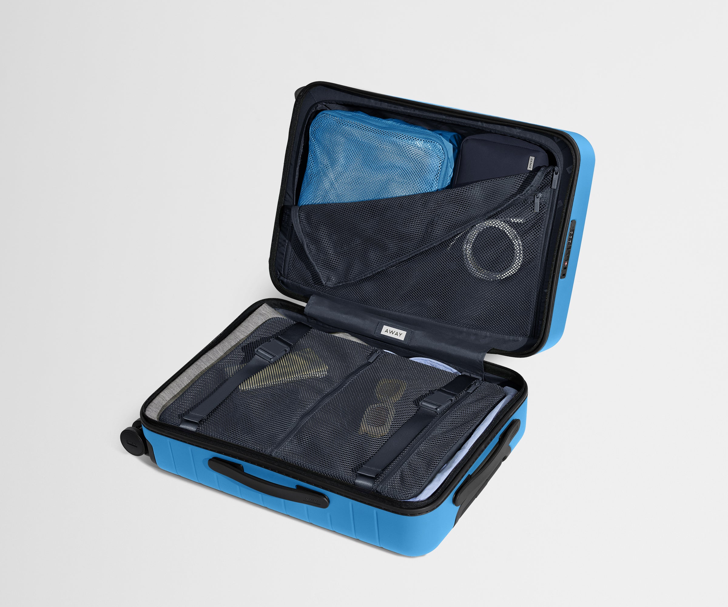 away-carry-on-bigger-valise-cabine-splash-blue-rigide image 3