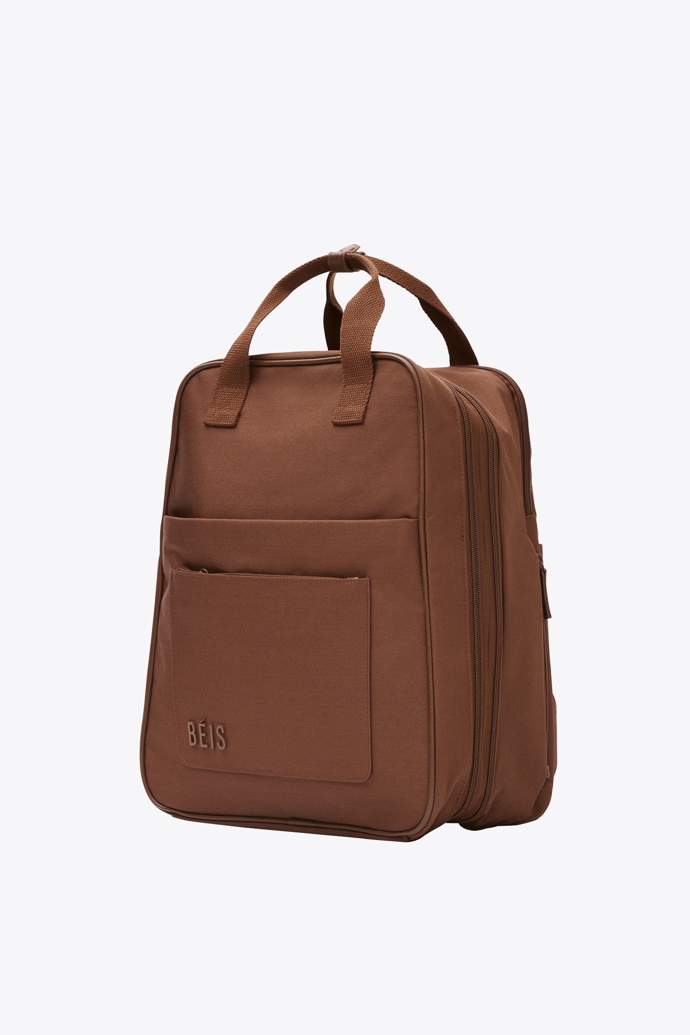 beis-expandable-maple-sac-dos-extensible-marron image 5