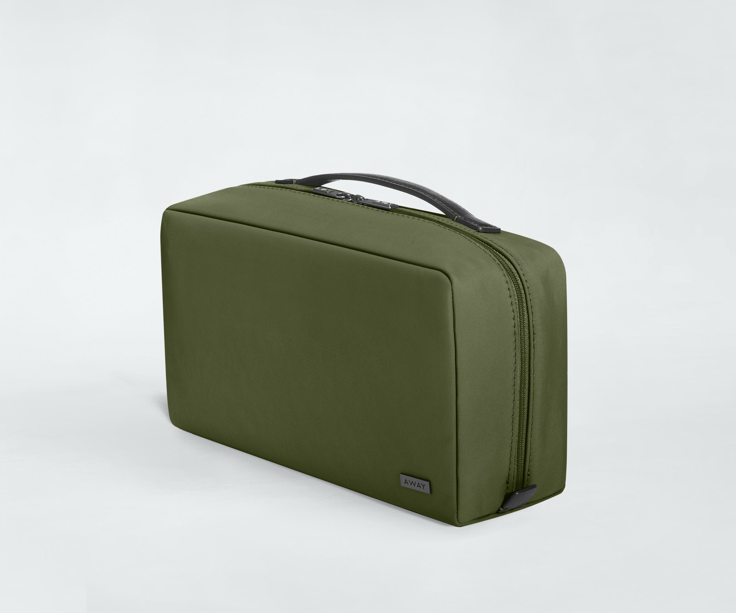 away-large-toiletry-bag-trousse-de-toilette-olive-green-grande image 3