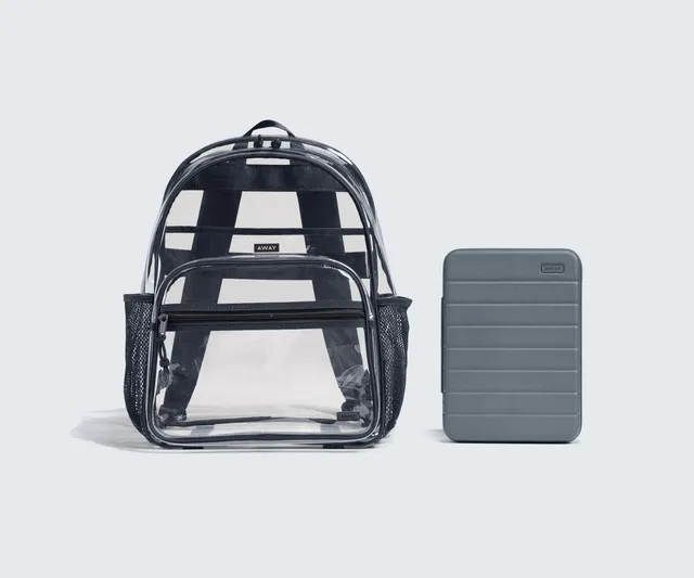 away-clear-solution-bundle-lot-bagages-transparent-cole image 1
