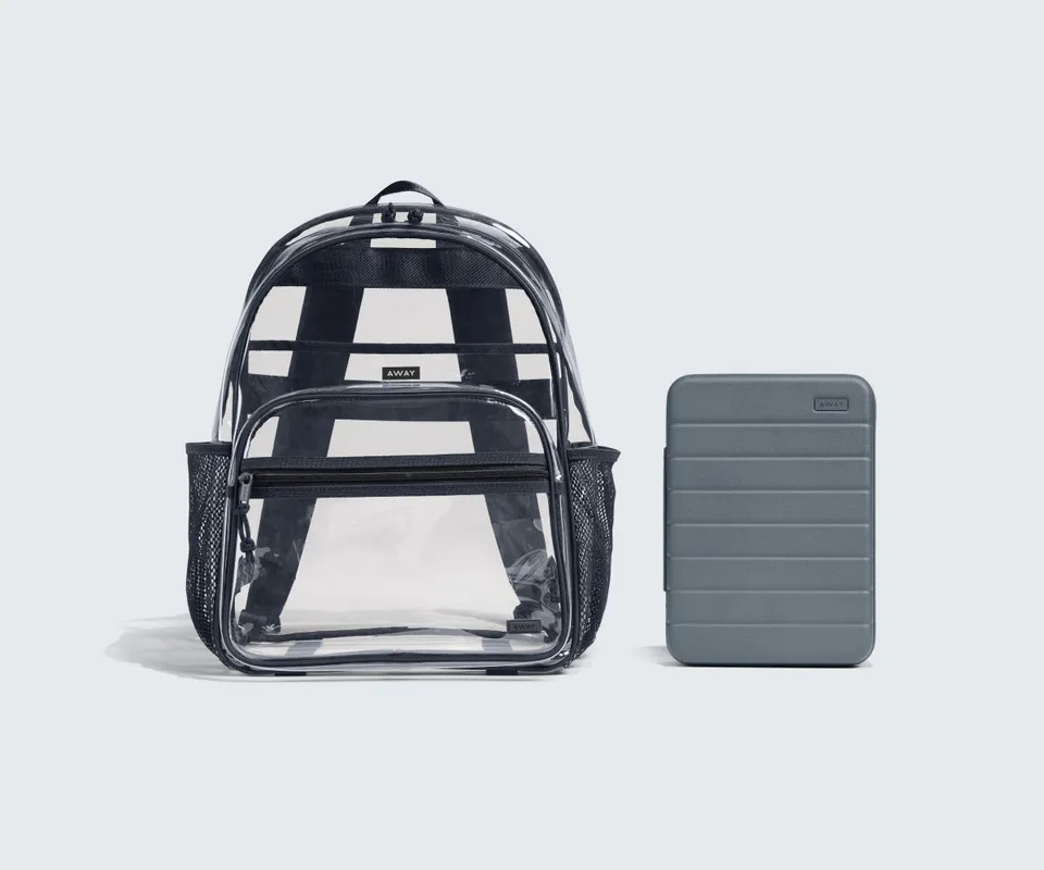 away-clear-solution-bundle-lot-bagages-transparent-cole image 1