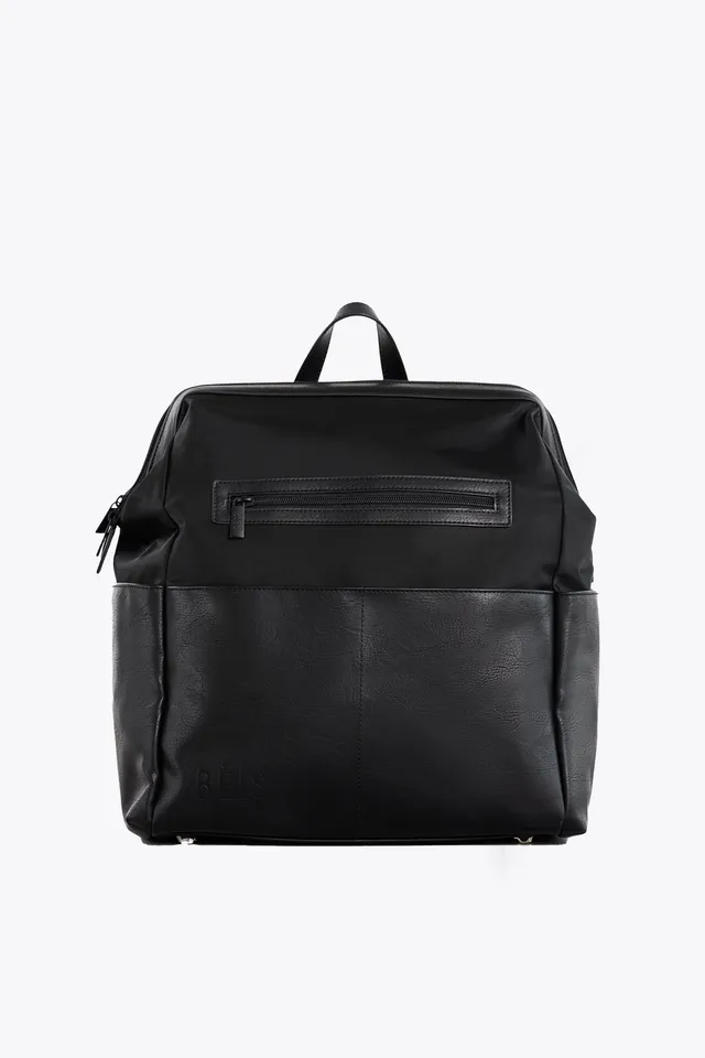 beis-the-backpack-sac-dos-langer-noir-avec-matelas image 1