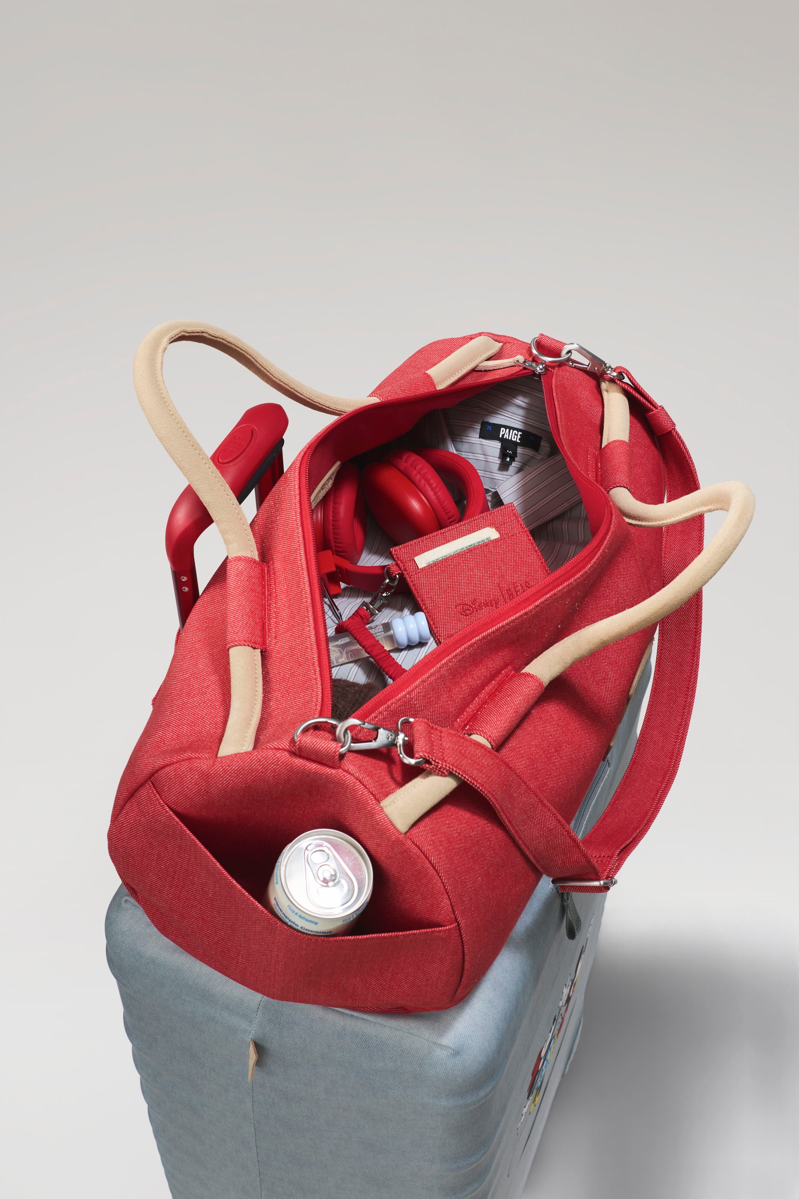 beis-the-disney-large-duffle-sac-voyage-red-jeans-mickey image 2